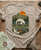 Lost Pines Lodge Trail And Coffee T-shirt