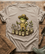 Cute Frog Gardener Sprout Markers T-Shirt
