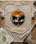 The Mountains Are Calling I'm Just Delaying The Voicemail T-shirt