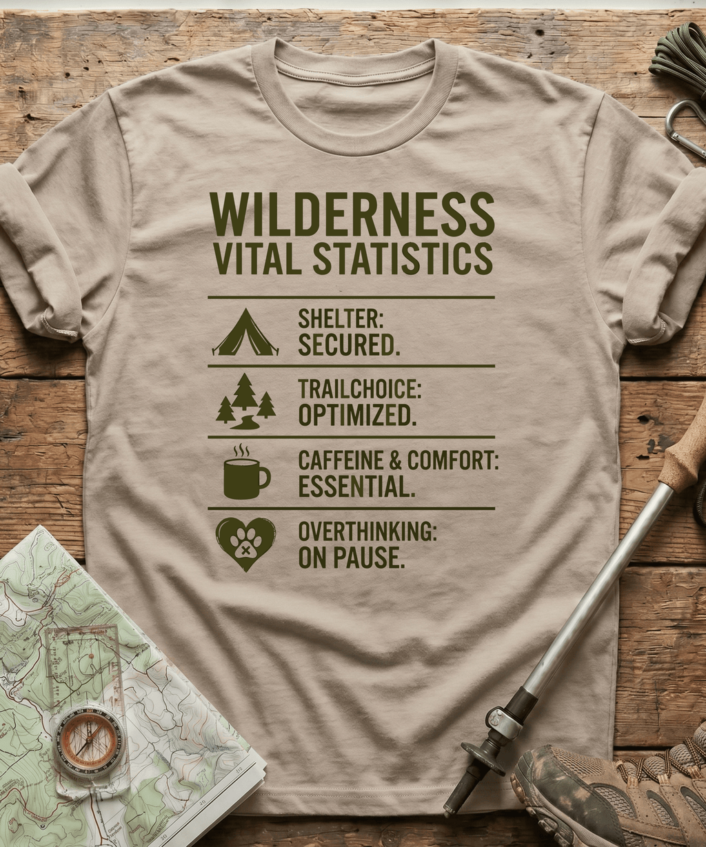 Wilderness Vital Statistics T-shirt