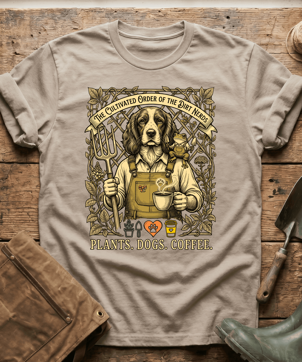 Cultivated Order Of Dirt Nerds Dog T-Shirt