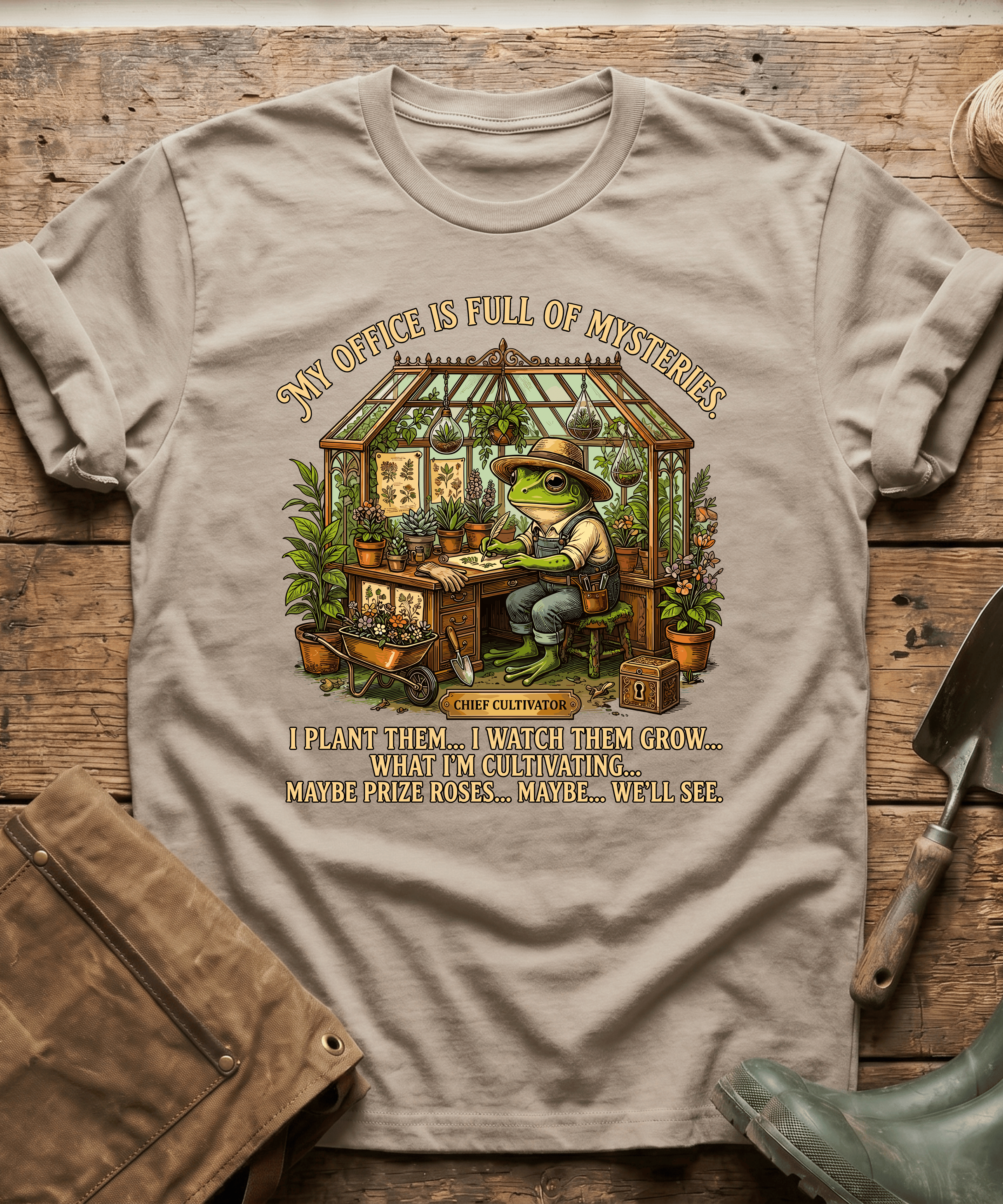 Chief Cultivator Office Full Of Mysteries T-Shirt