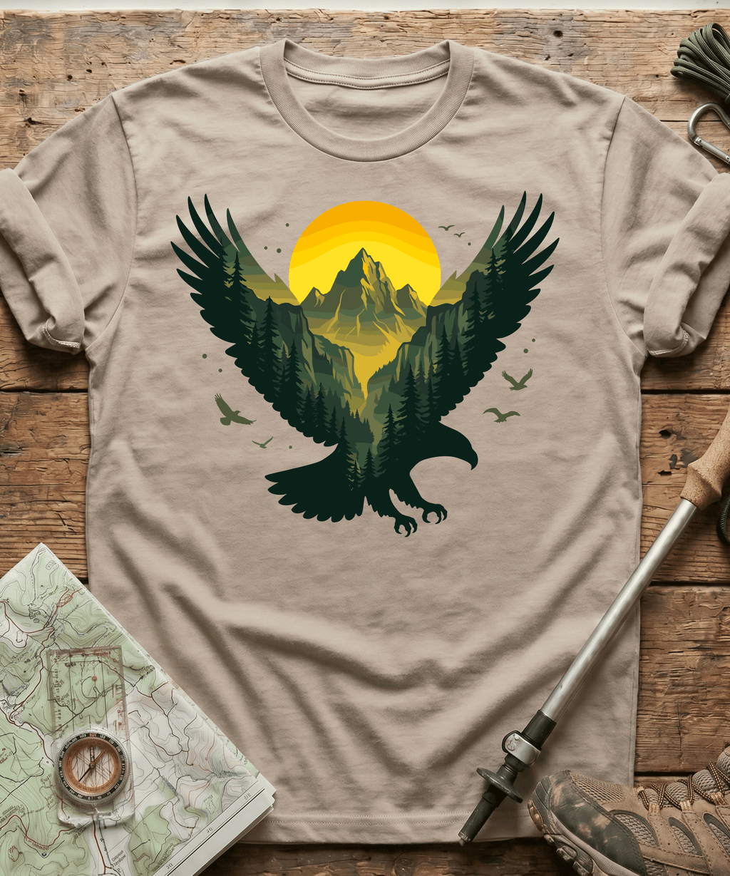 Majestic Mountain Eagle T-Shirt