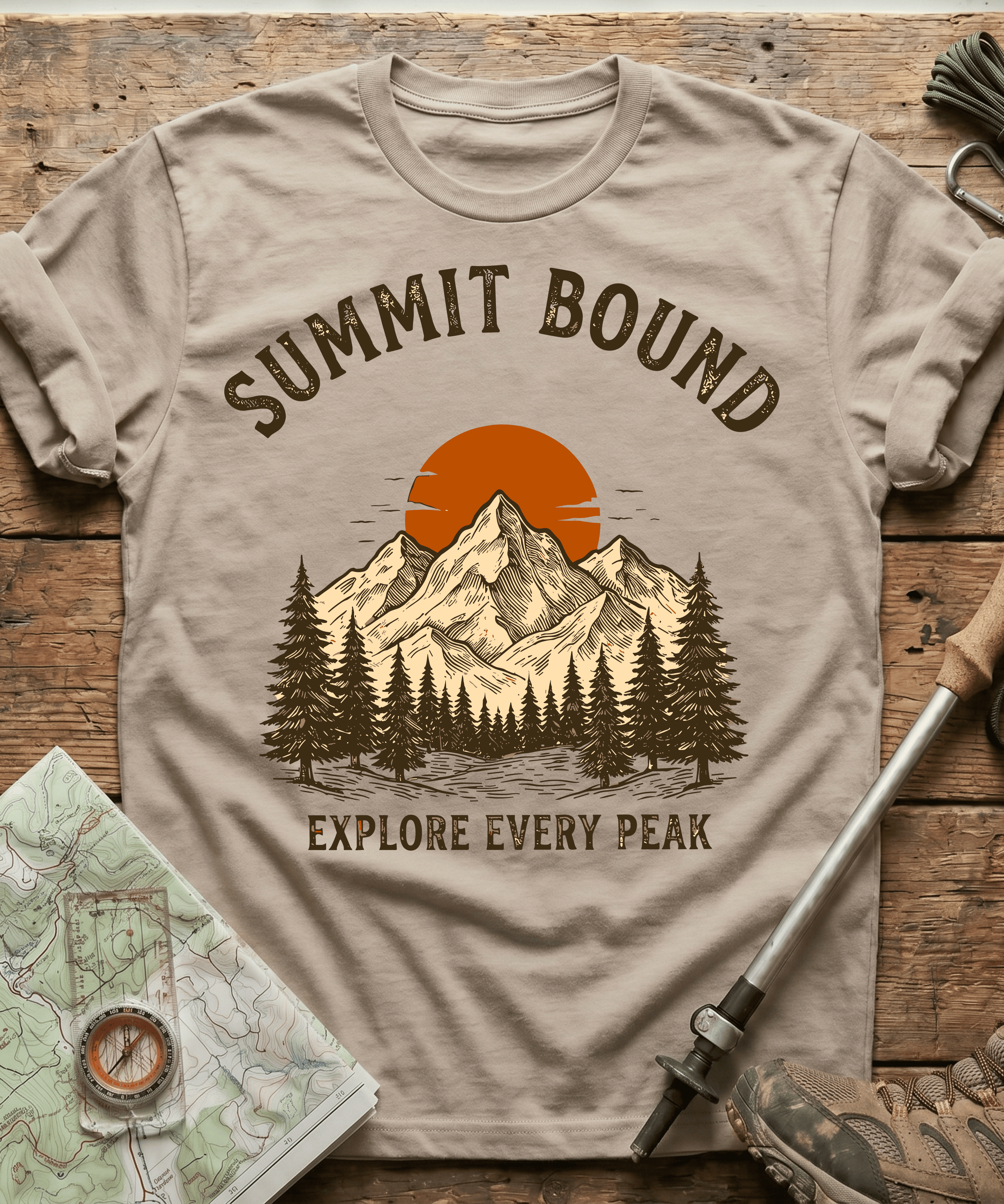 Summit Bound Explore Every Peak T-shirt