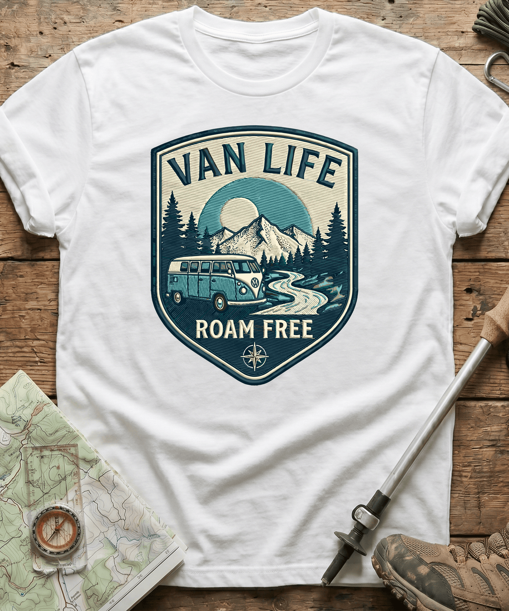 Van Life Roam Free T-shirt