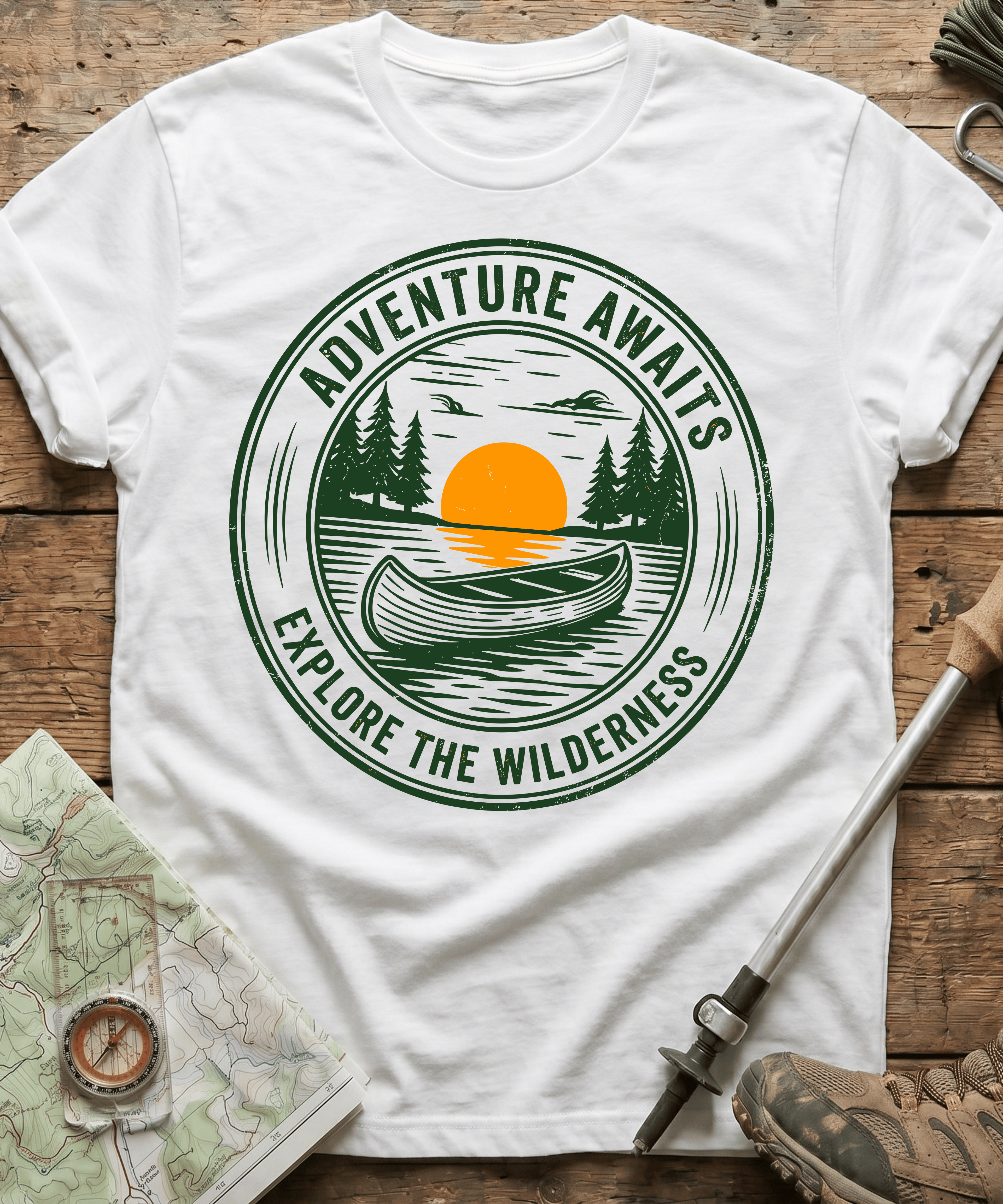 Adventure Awaits Explore The Wilderness T-shirt