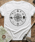 Explorer Compass Blueprint T-Shirt