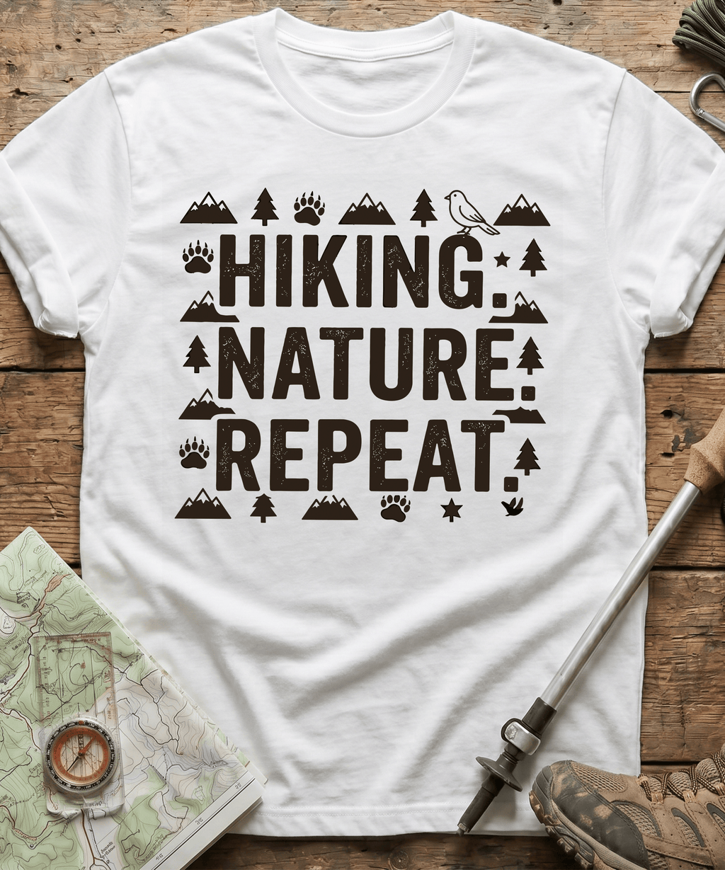 Hiking Nature Repeat T-shirt