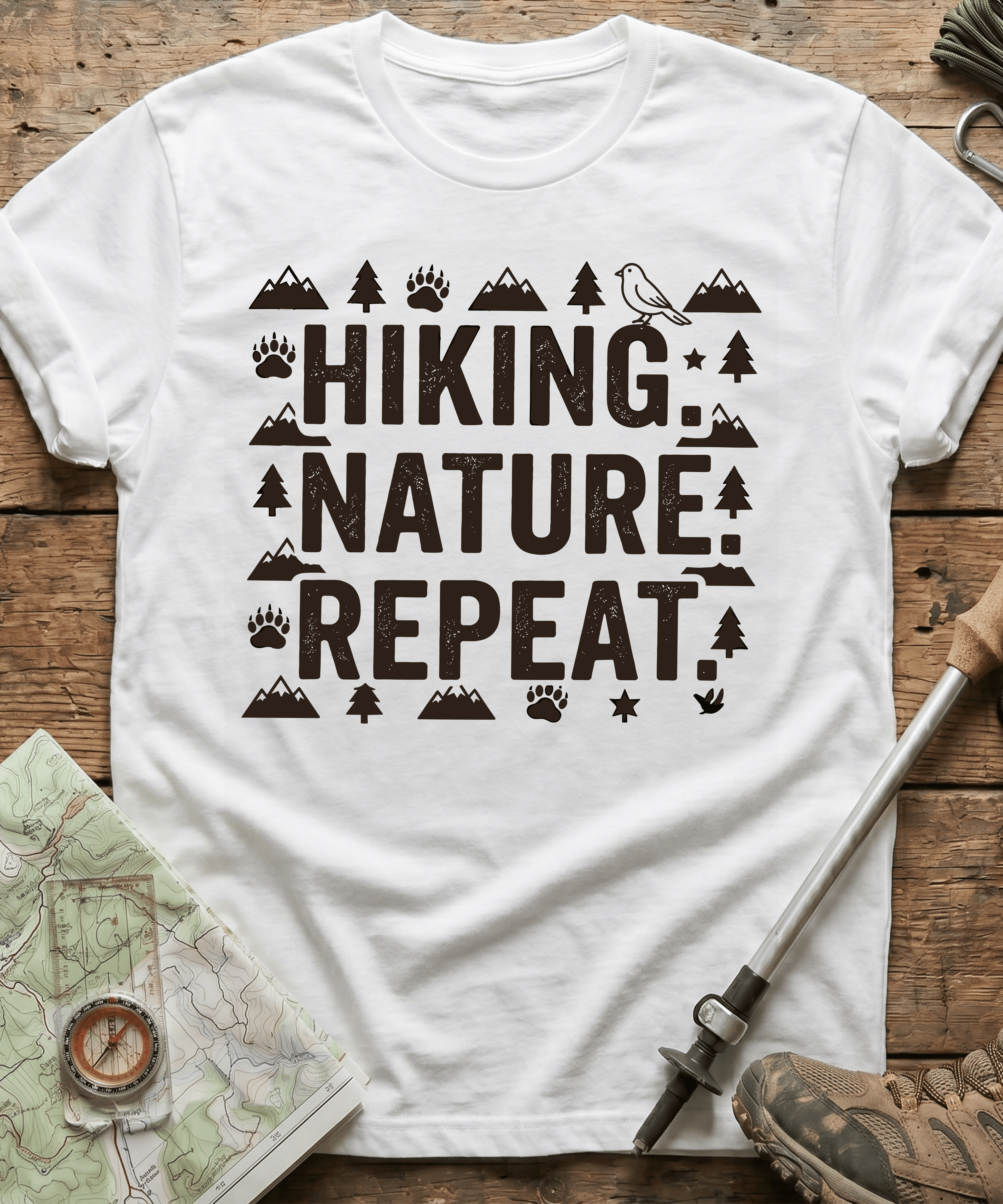 Hiking Nature Repeat T-shirt
