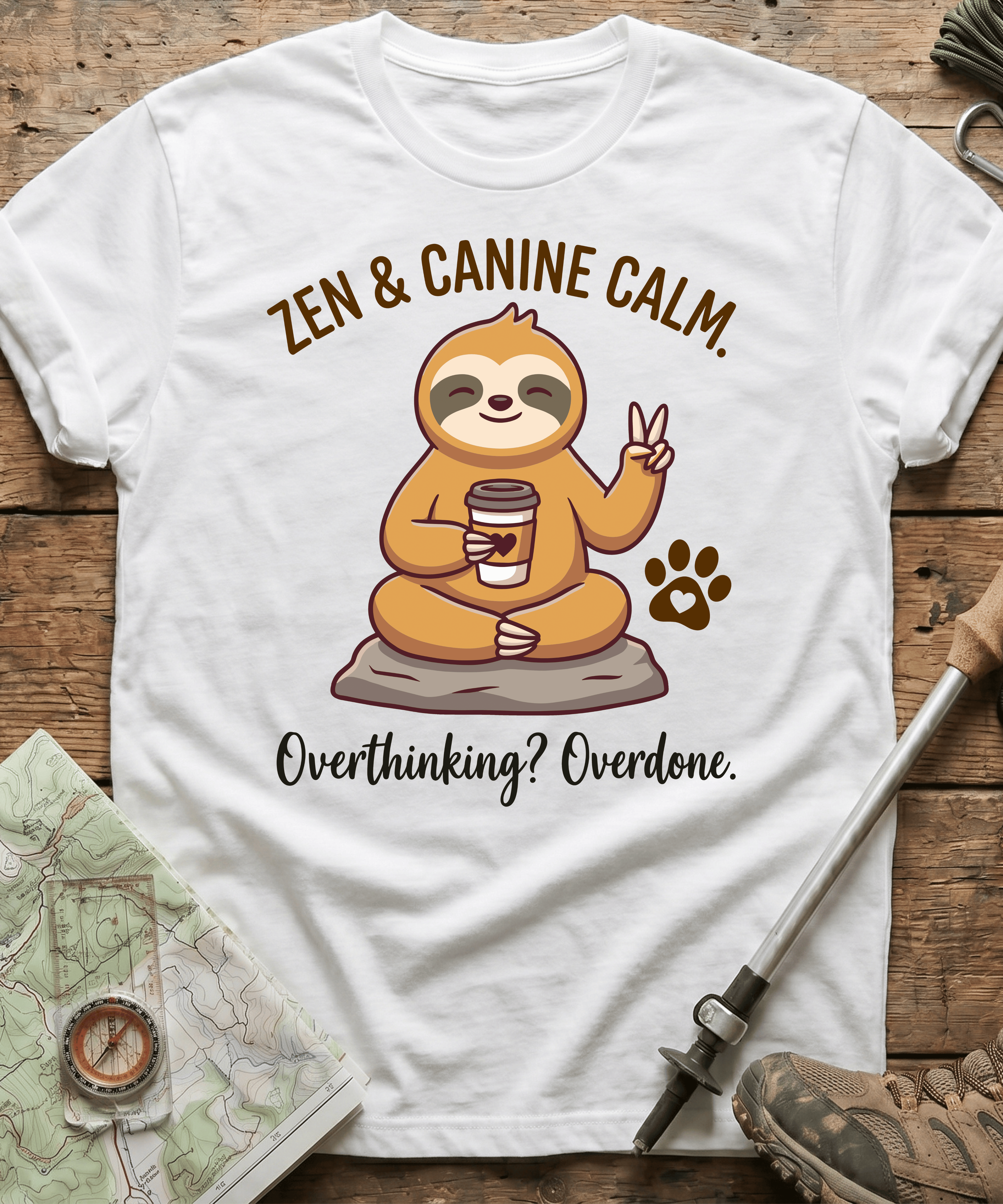 Zen And Canine Calm T-shirt