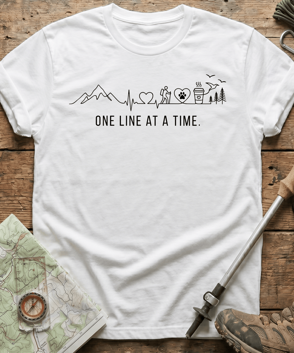 One Line At A Time T-shirt