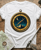 Starry Night Mountain Compass T-Shirt