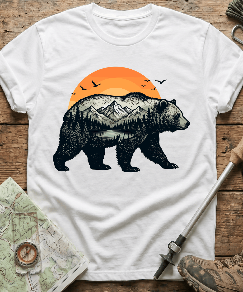 Retro Wilderness Bear T-Shirt