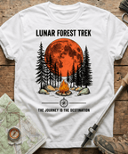 Lunar Forest Trek The Journey Is The Destination T-shirt