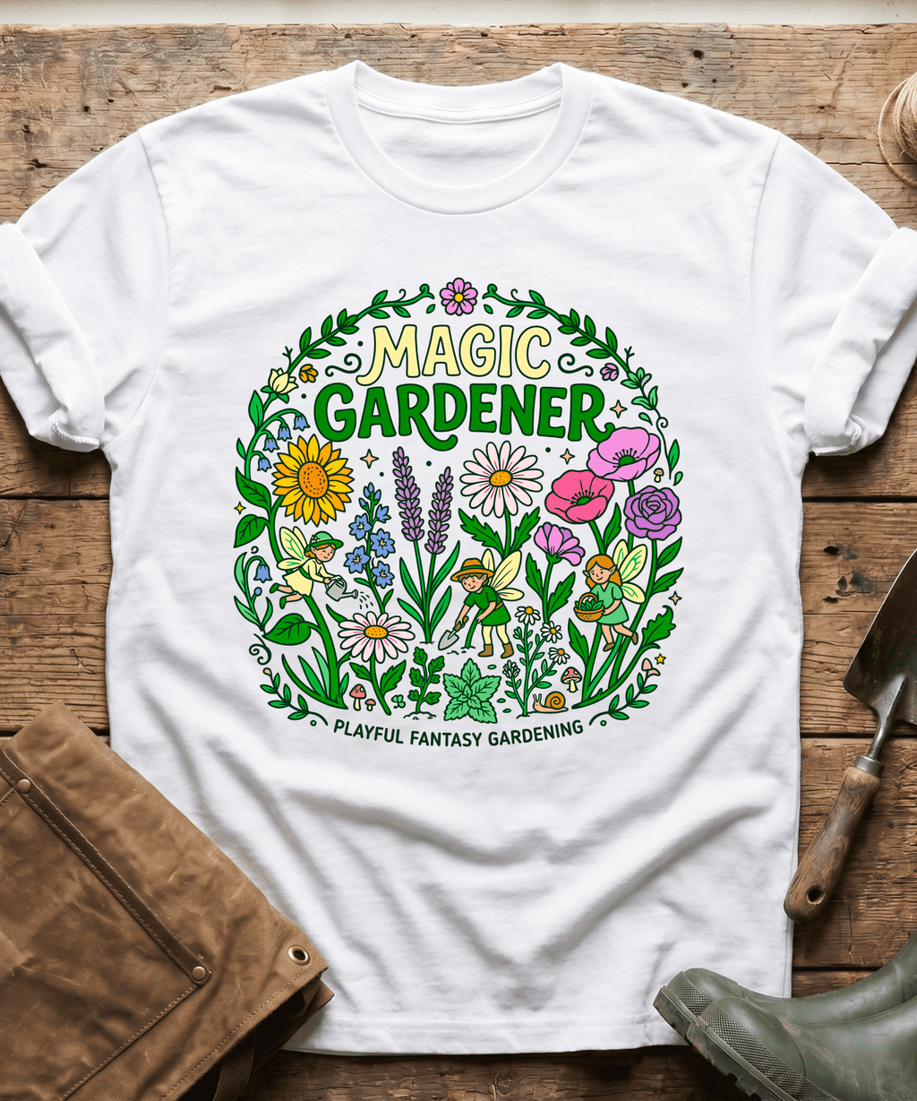 Magic Gardener Playful Fantasy Gardening T-Shirt
