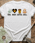 Hike Woof Coffee Chill T-shirt