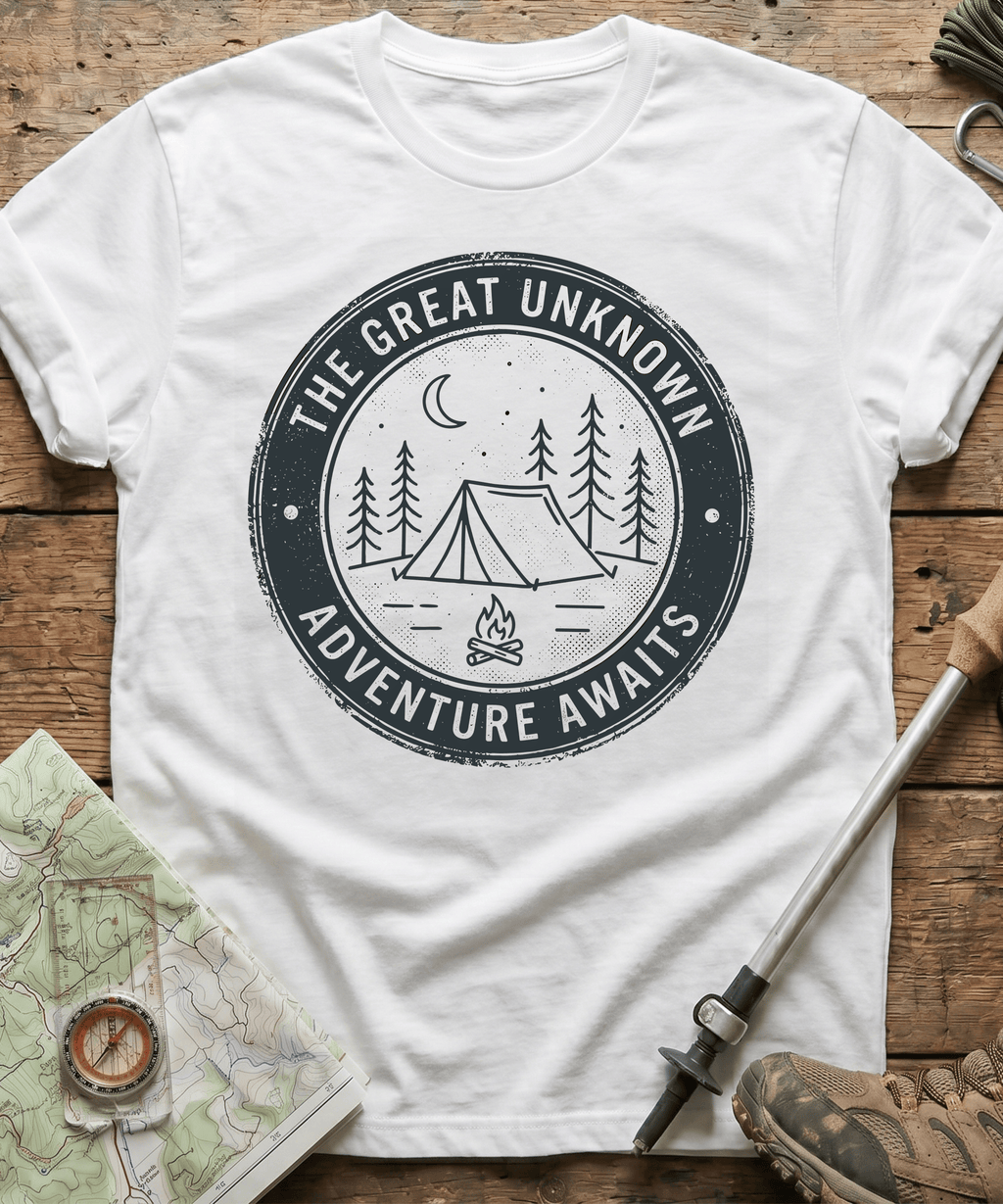 The Great Unknown Adventure Awaits T-shirt