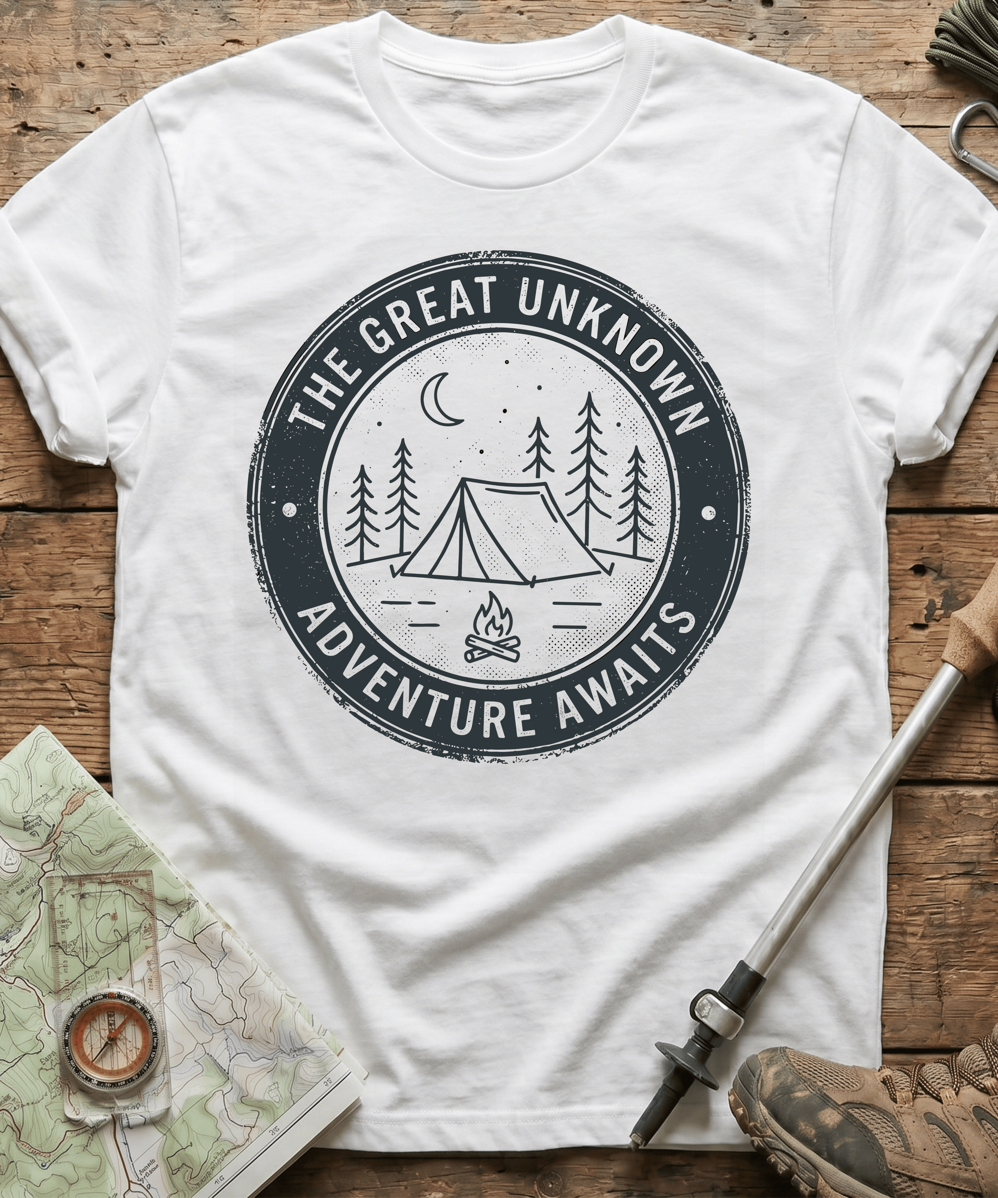 The Great Unknown Adventure Awaits T-shirt