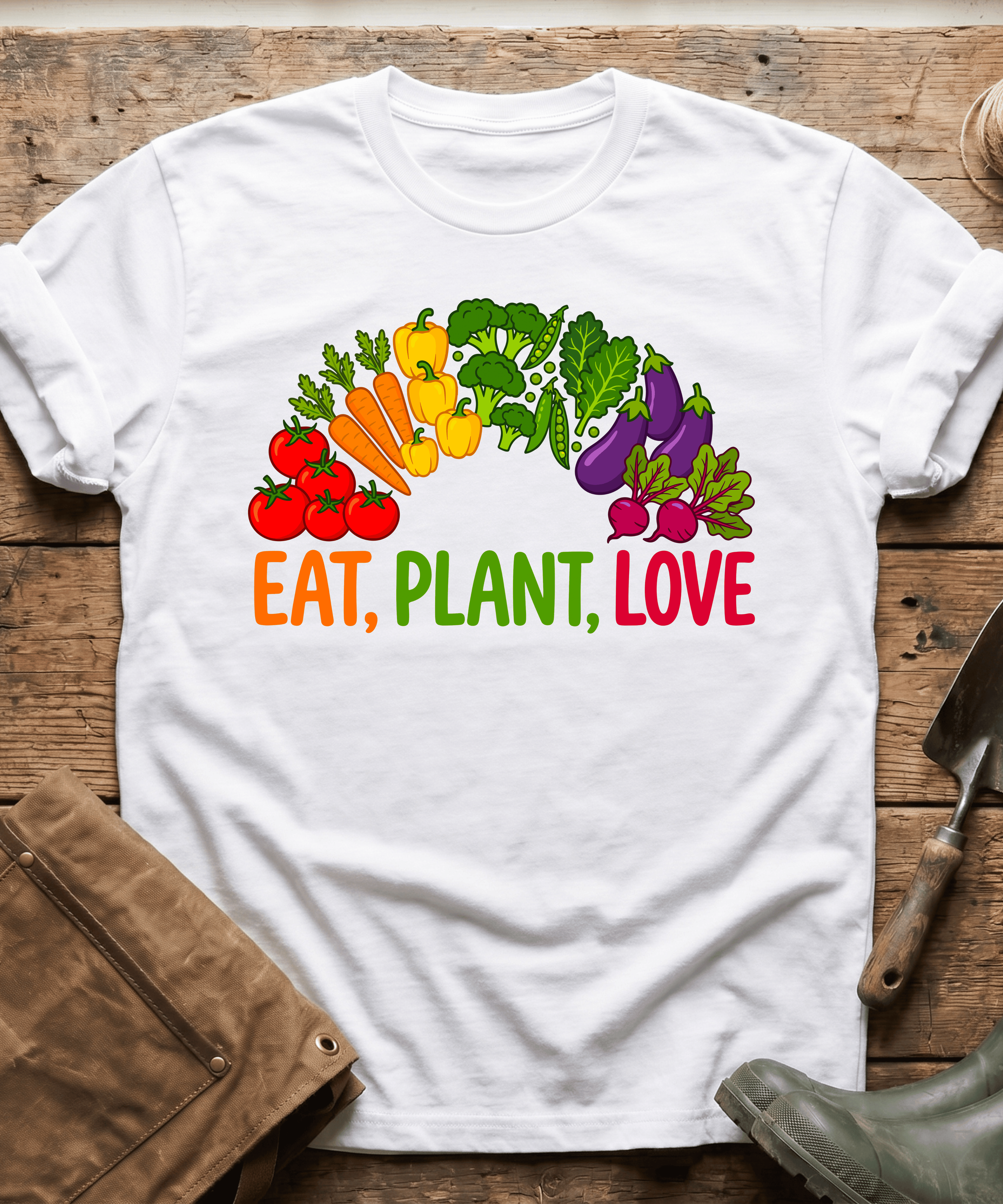 Eat Plant Love Gardening T-Shirt