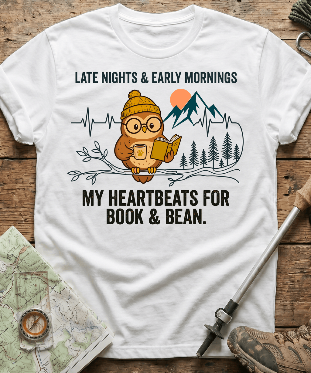 My Heartbeats For Book And Bean T-shirt