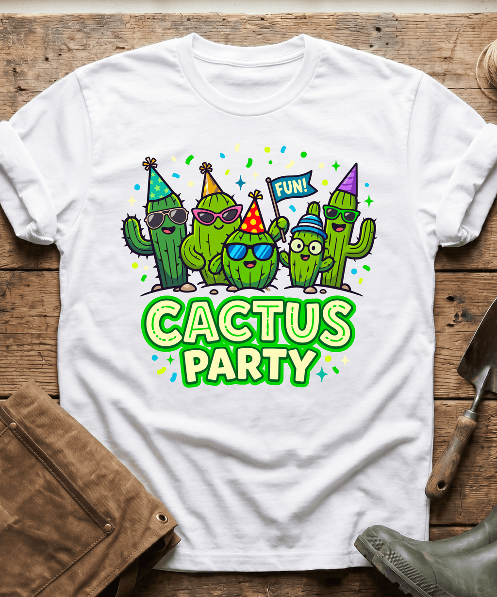Funny Cactus Party Gardening T-Shirt