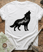 Starry Night Constellation Wolf T-Shirt