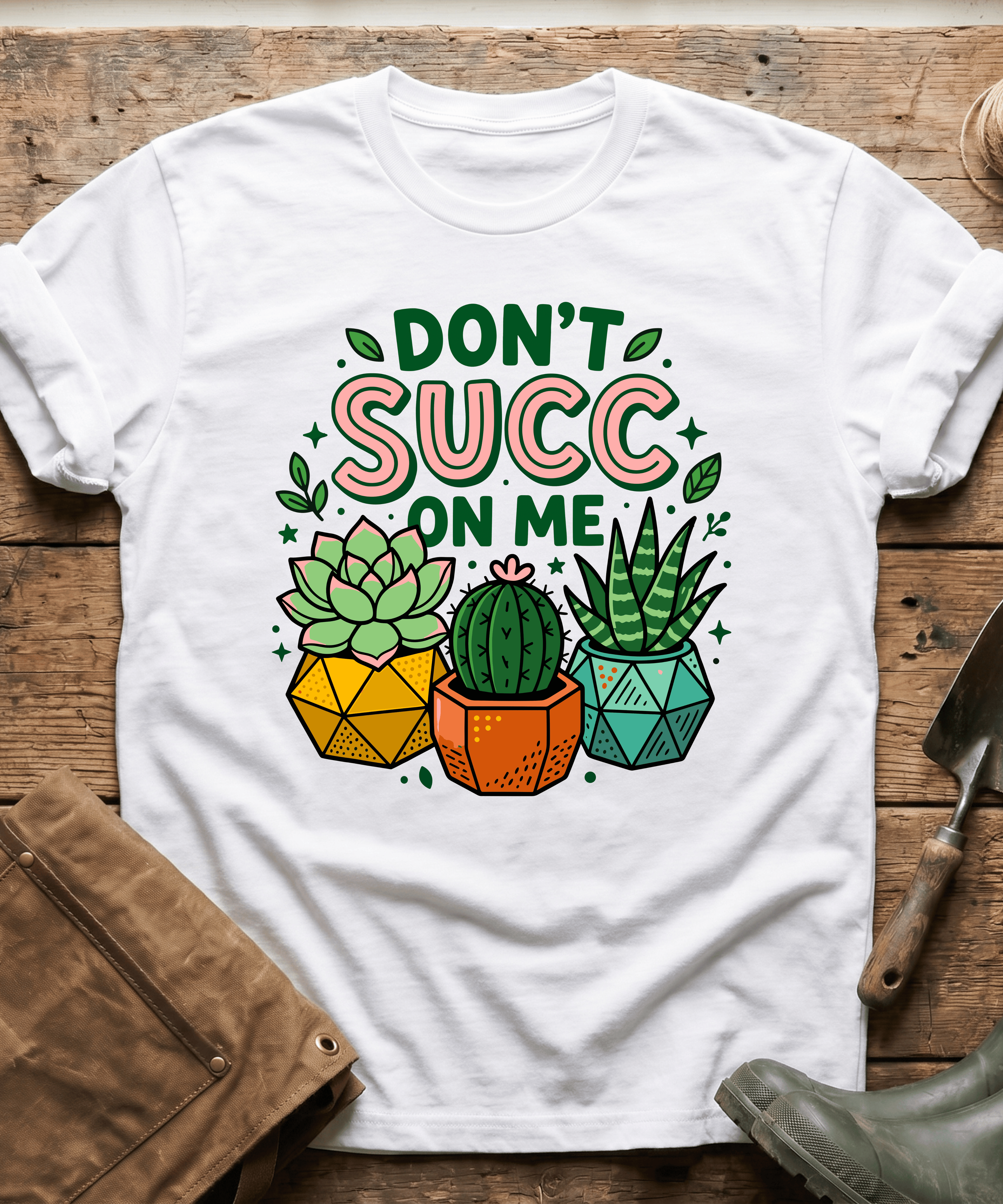 Don't Succ On Me Cactus T-Shirt
