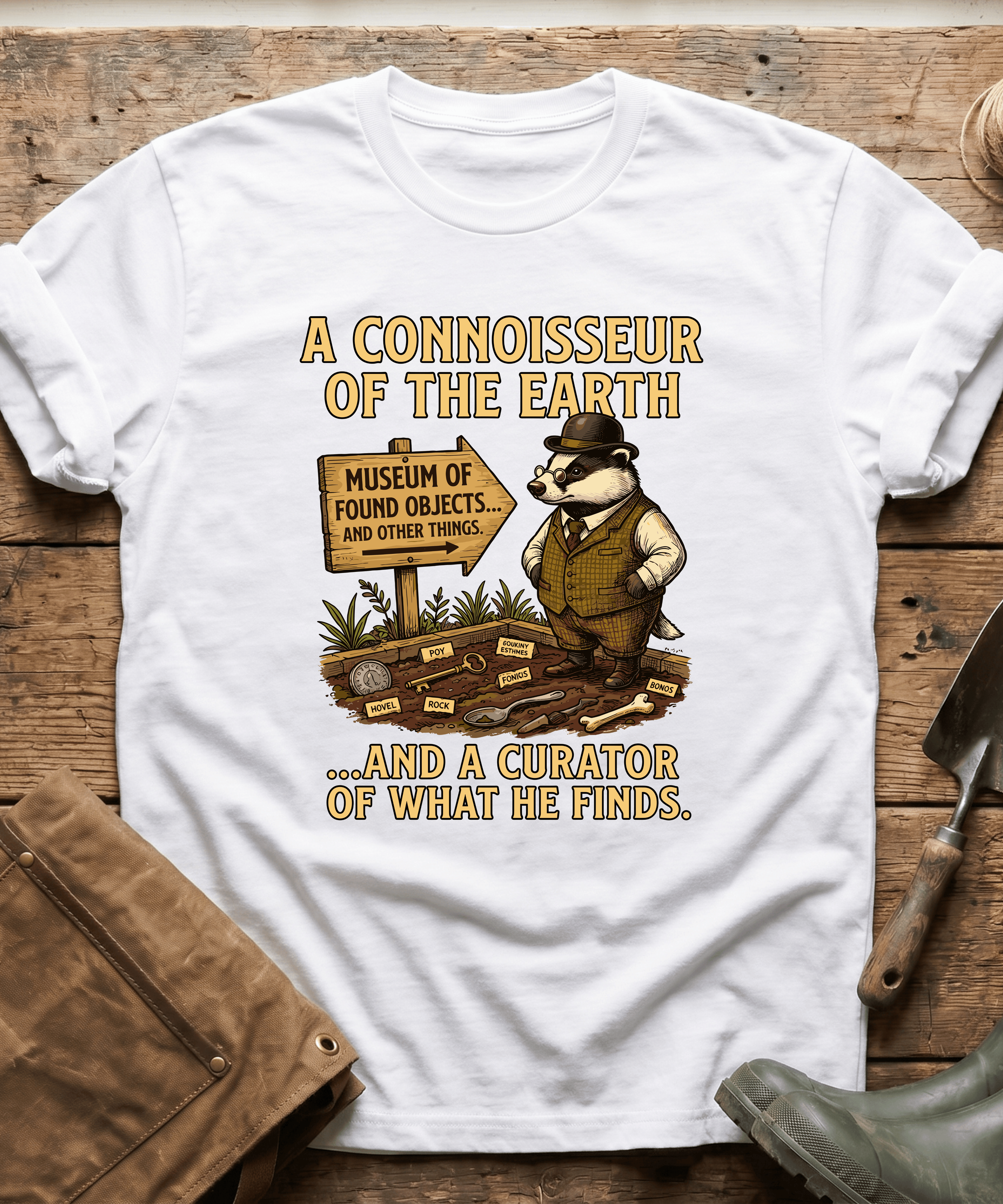 Connoisseur of the Earth Gardening T-Shirt