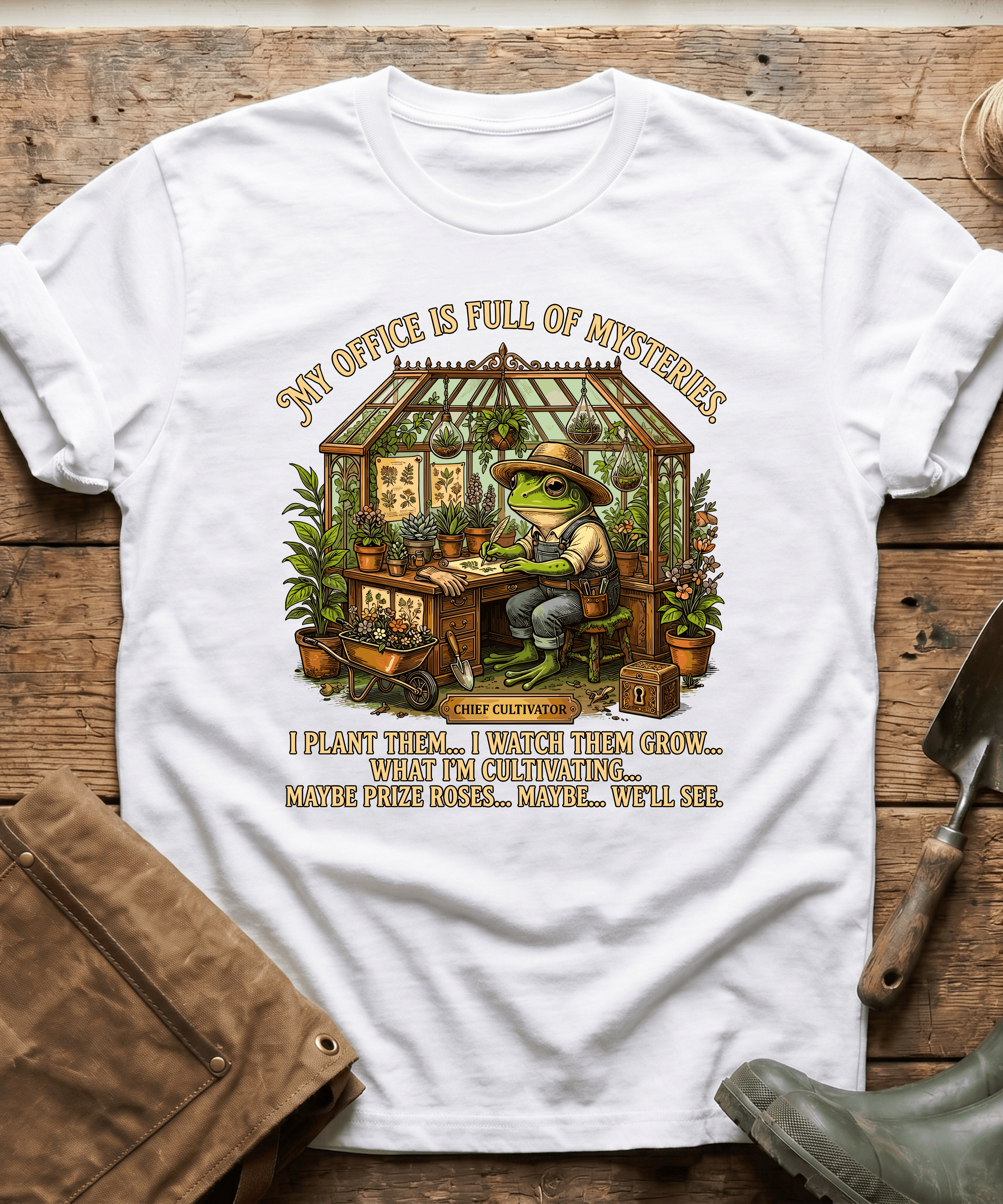 Chief Cultivator Office Full Of Mysteries T-Shirt
