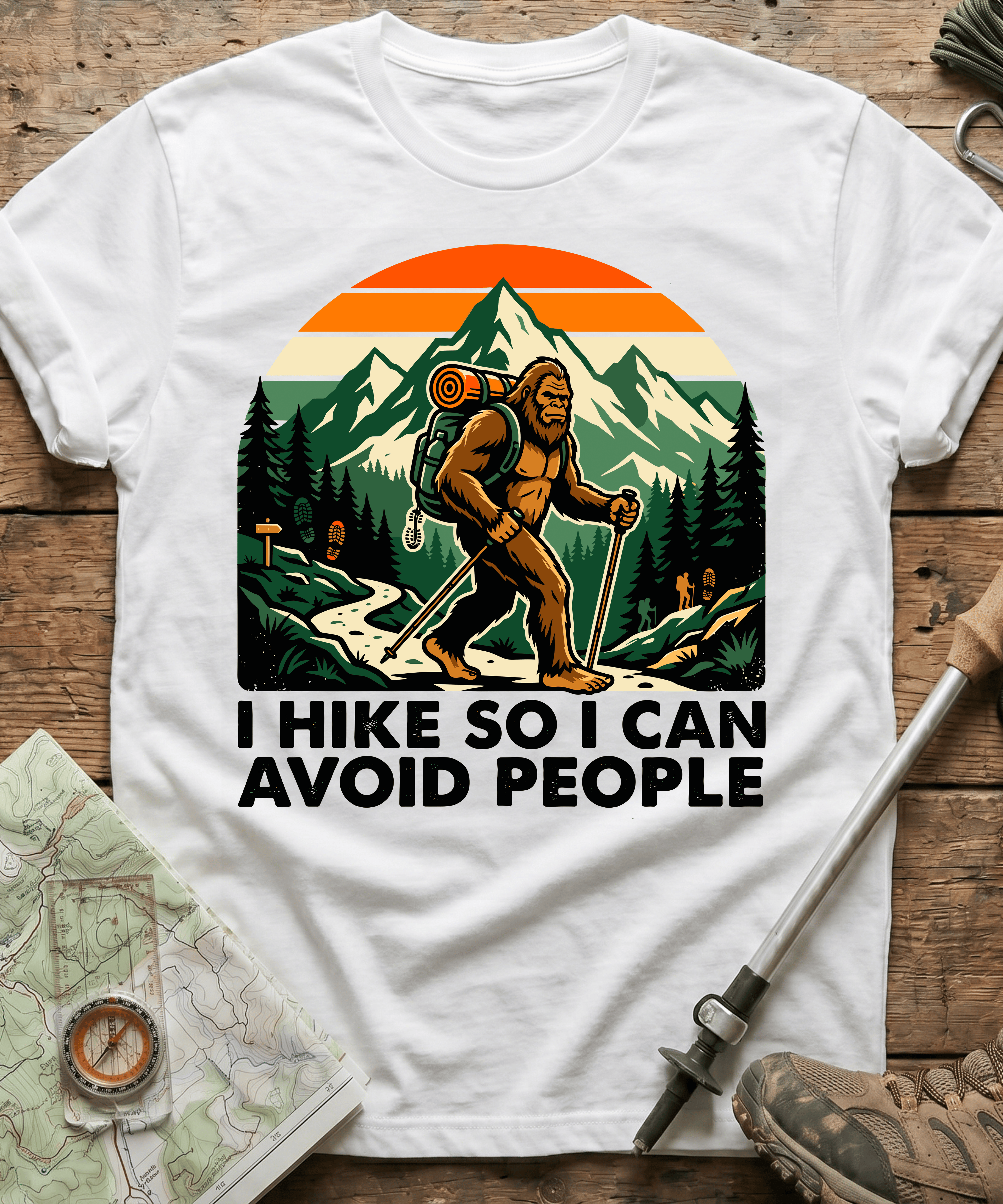 I Hike So I Can Avoid People T-shirt