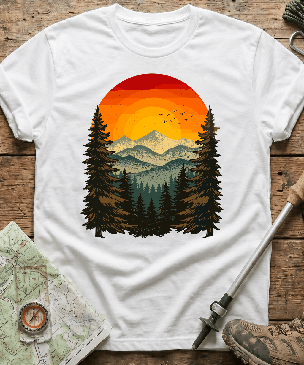 Vintage Twin Pines Mountain T-Shirt