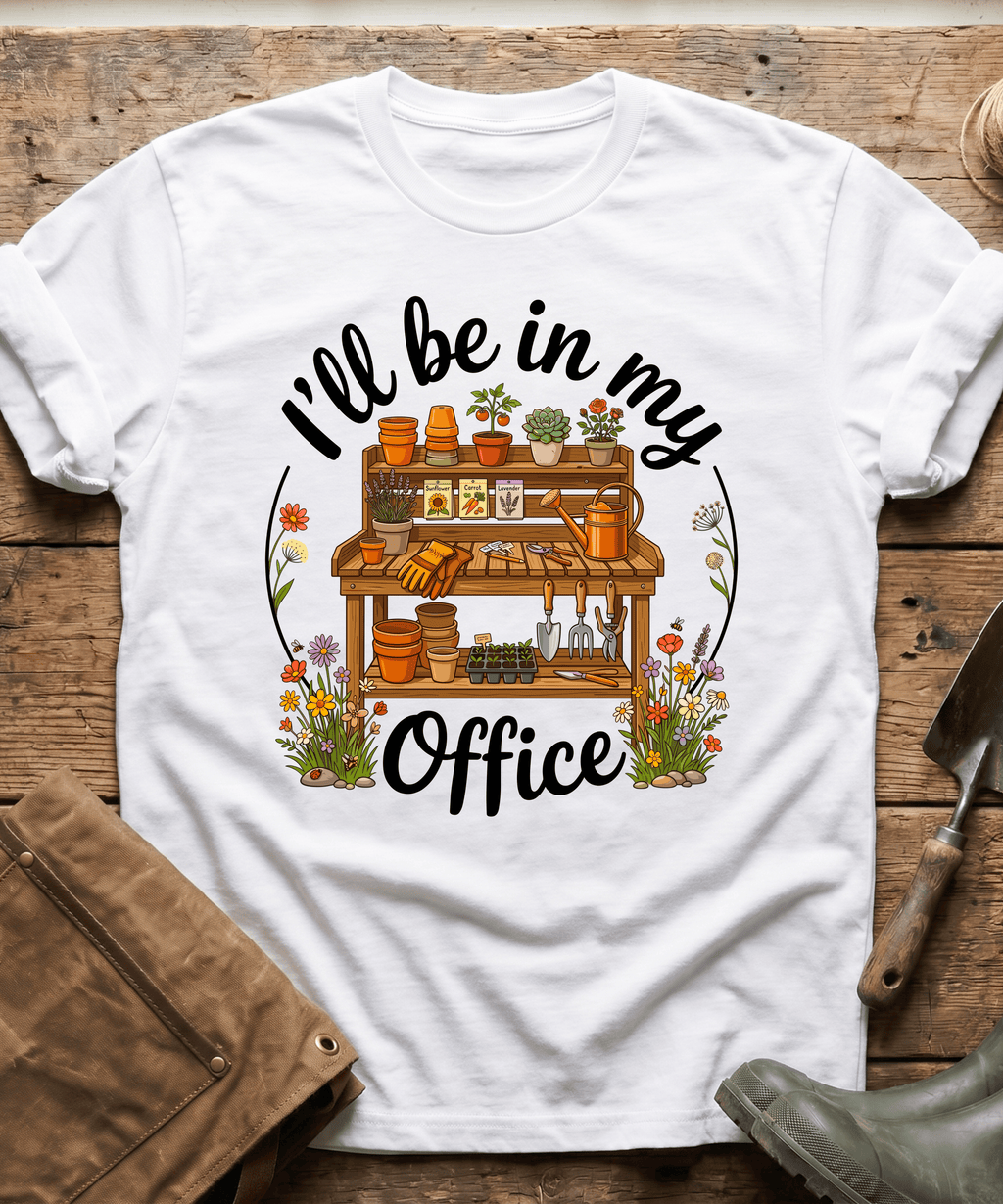 Cozy Garden Potting Bench T-Shirt