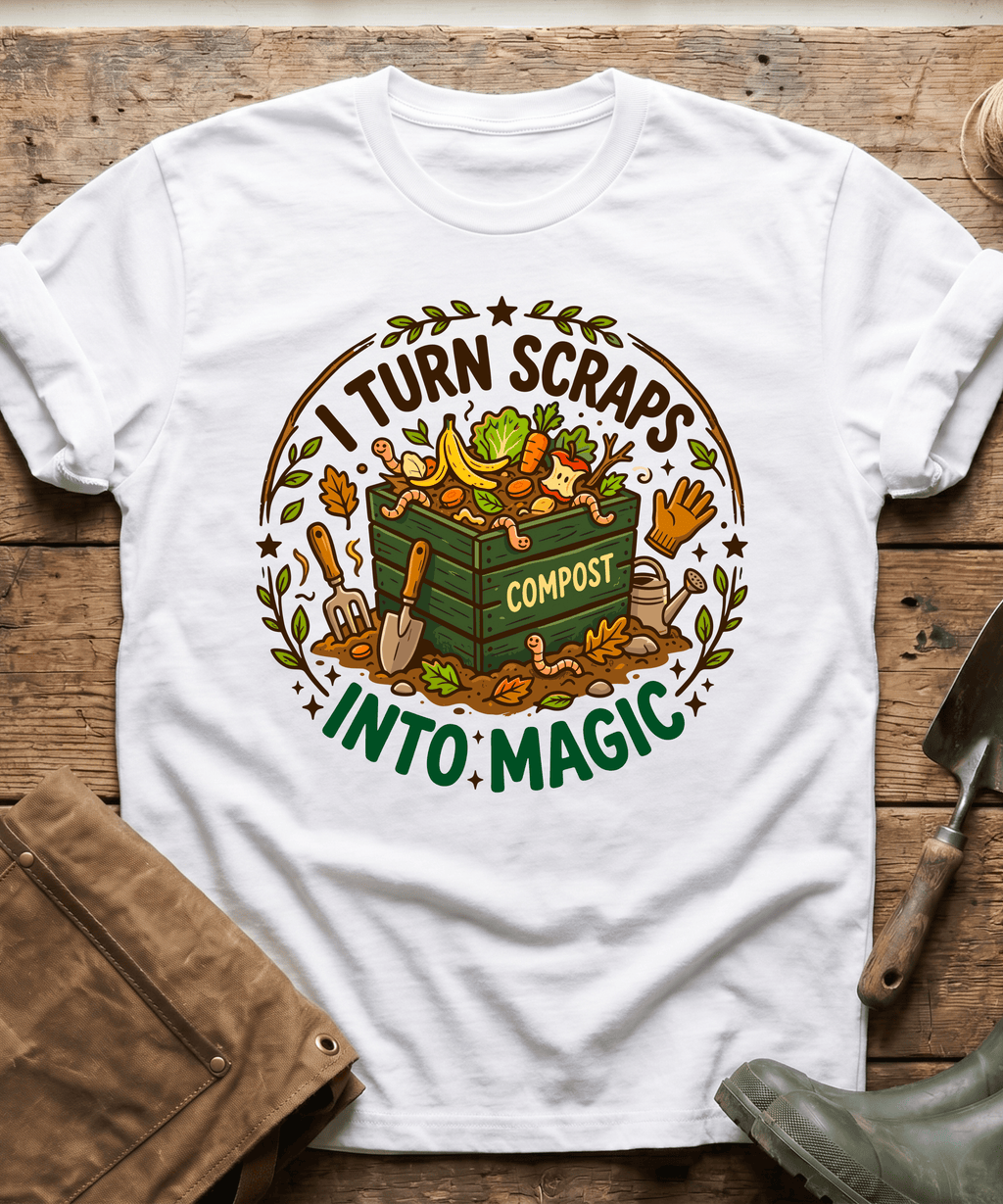 Turn Scraps Into Magic Compost T-Shirt