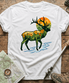 Geometric Elk Wilderness T-Shirt