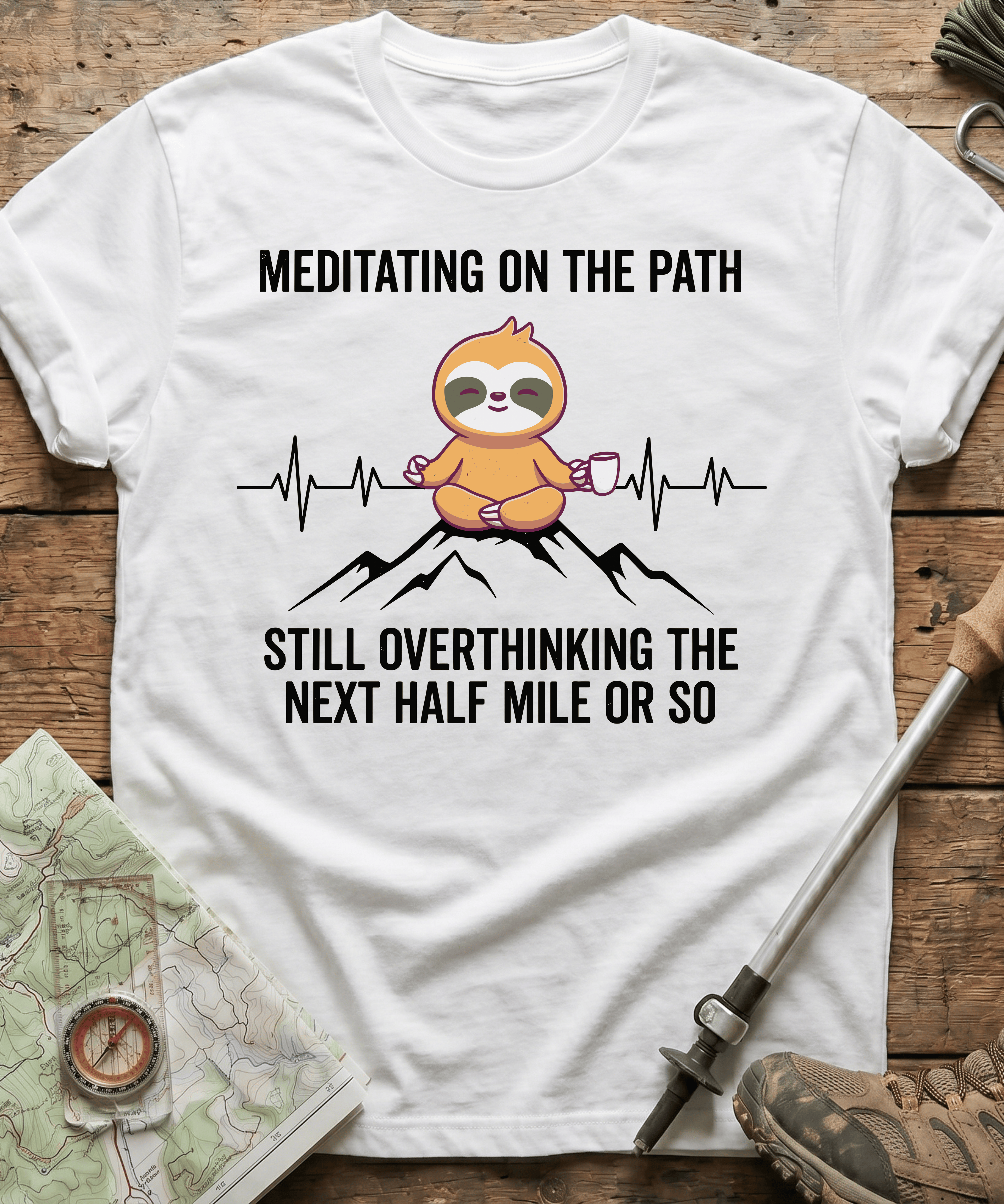 Meditating On The Path T-shirt