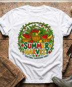 Summer Harvest Vegetable Gardening Vibes T-Shirt