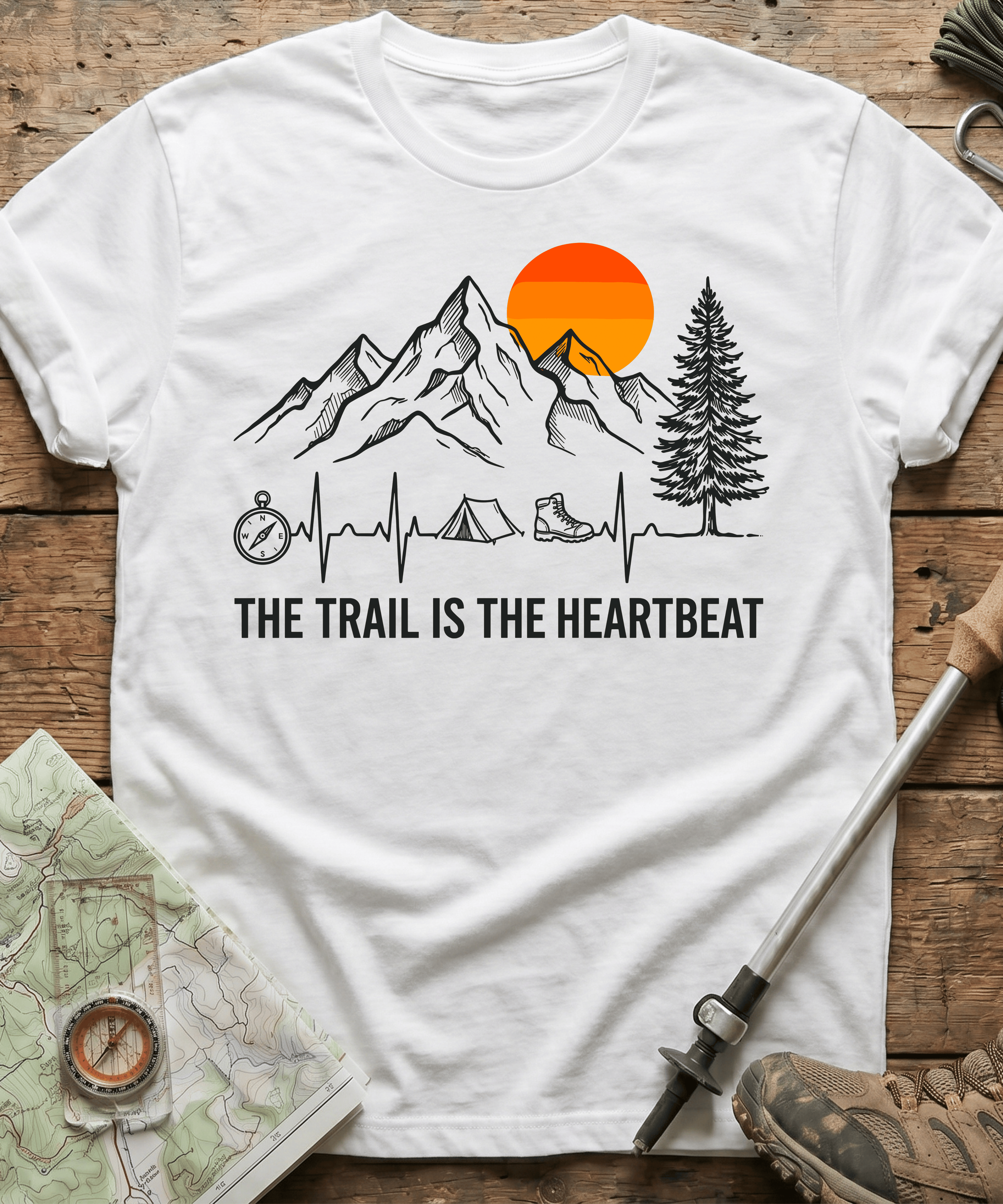 The Trail Is The Heartbeat T-shirt