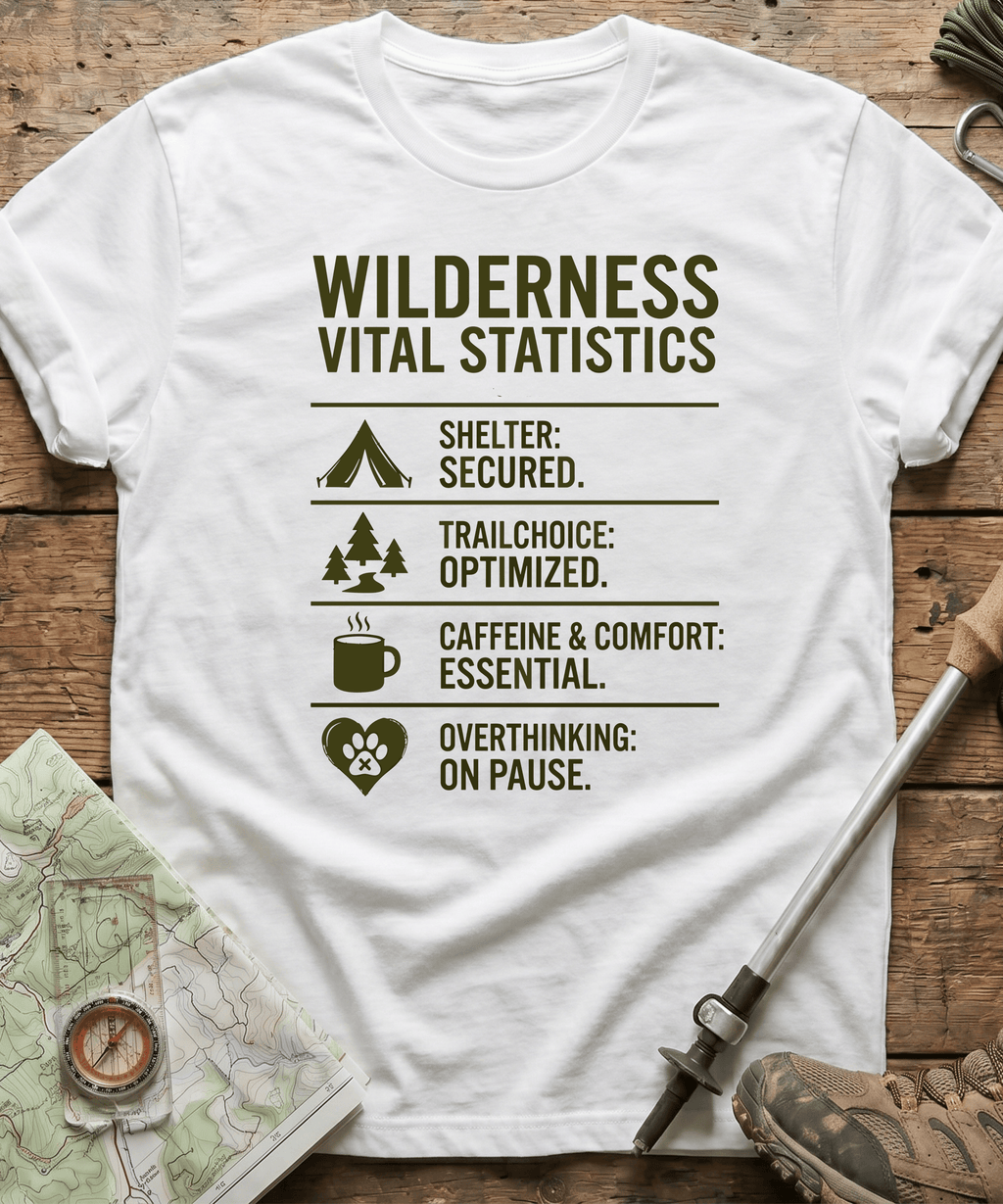 Wilderness Vital Statistics T-shirt