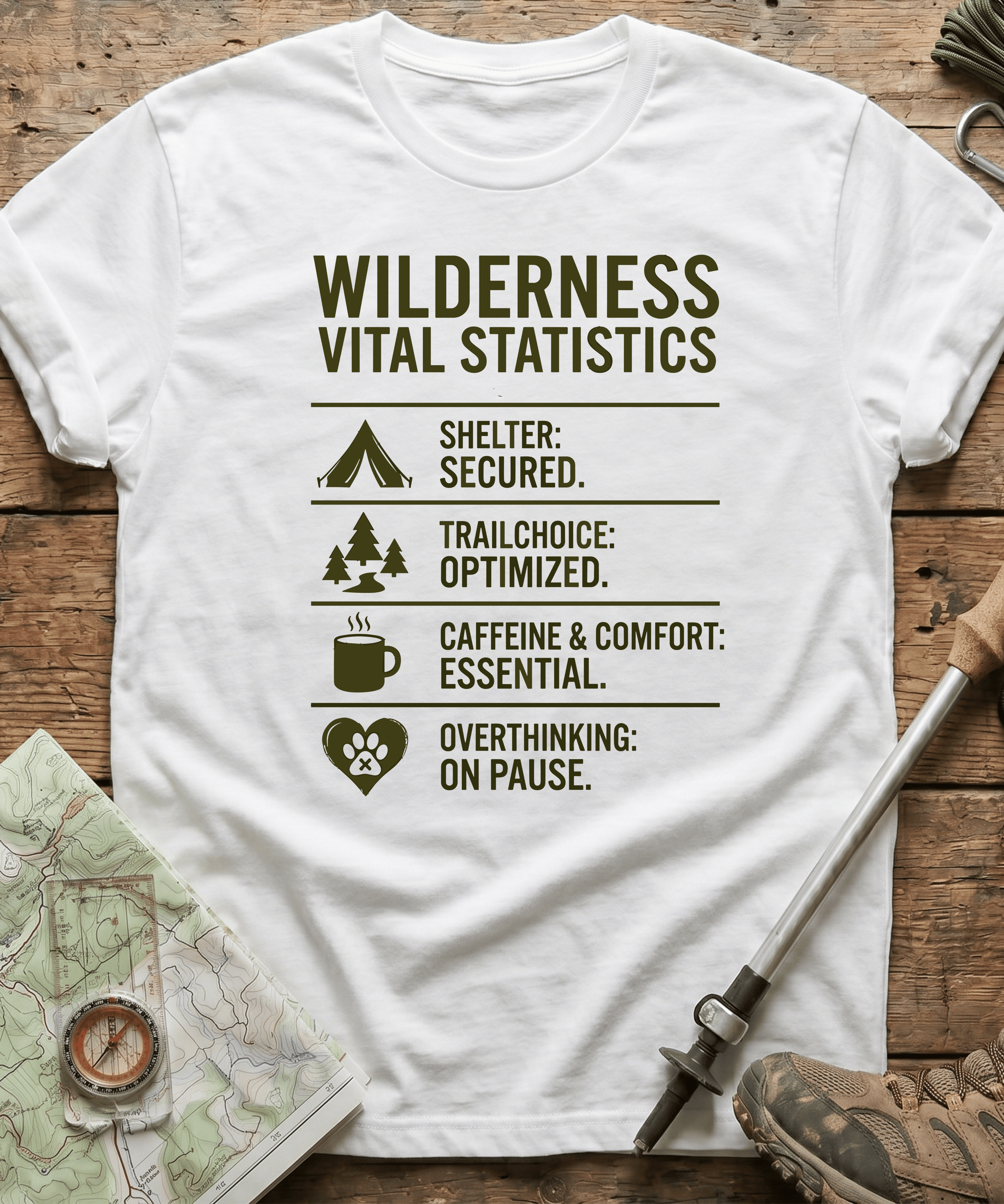 Wilderness Vital Statistics T-shirt
