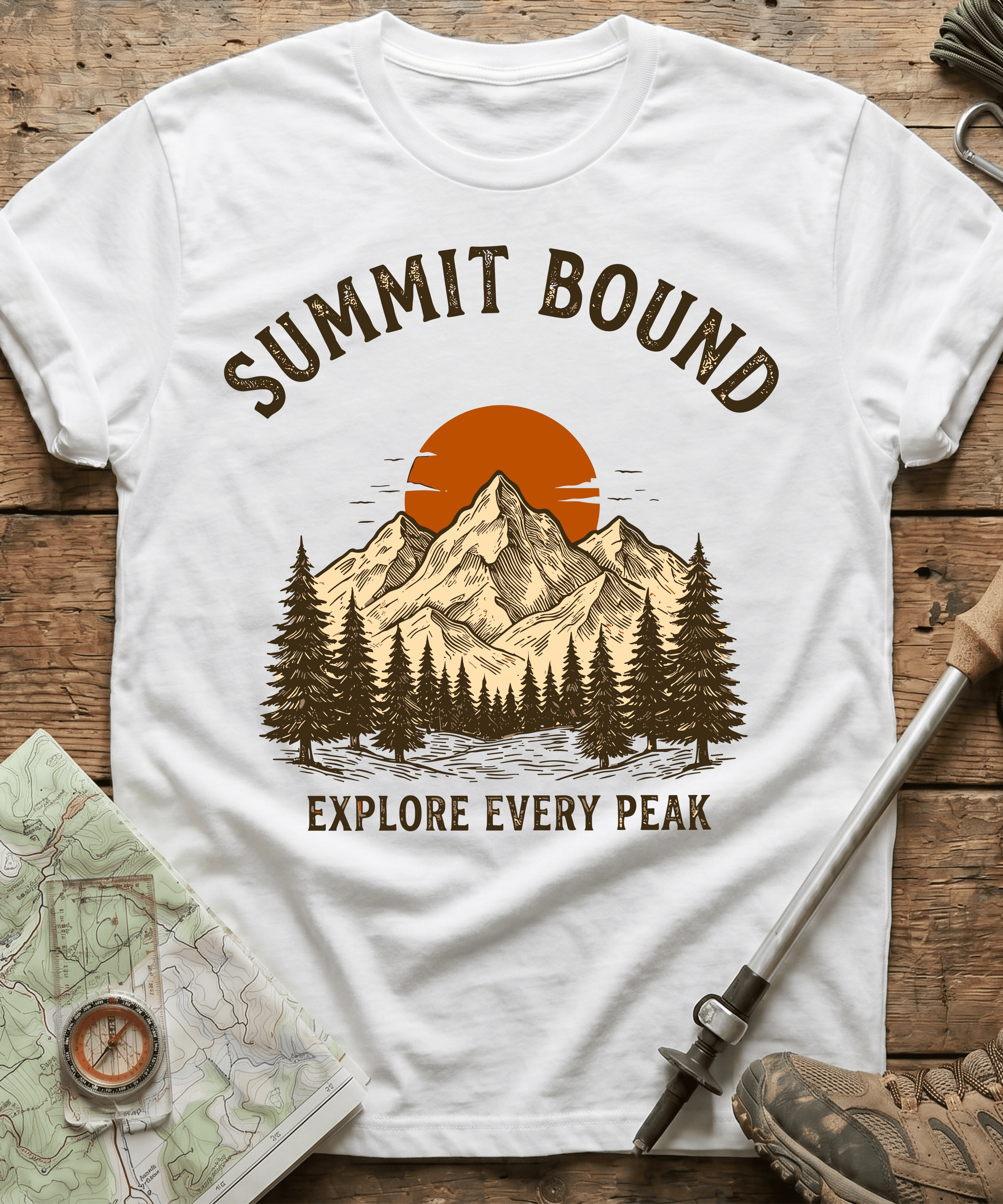 Summit Bound Explore Every Peak T-shirt