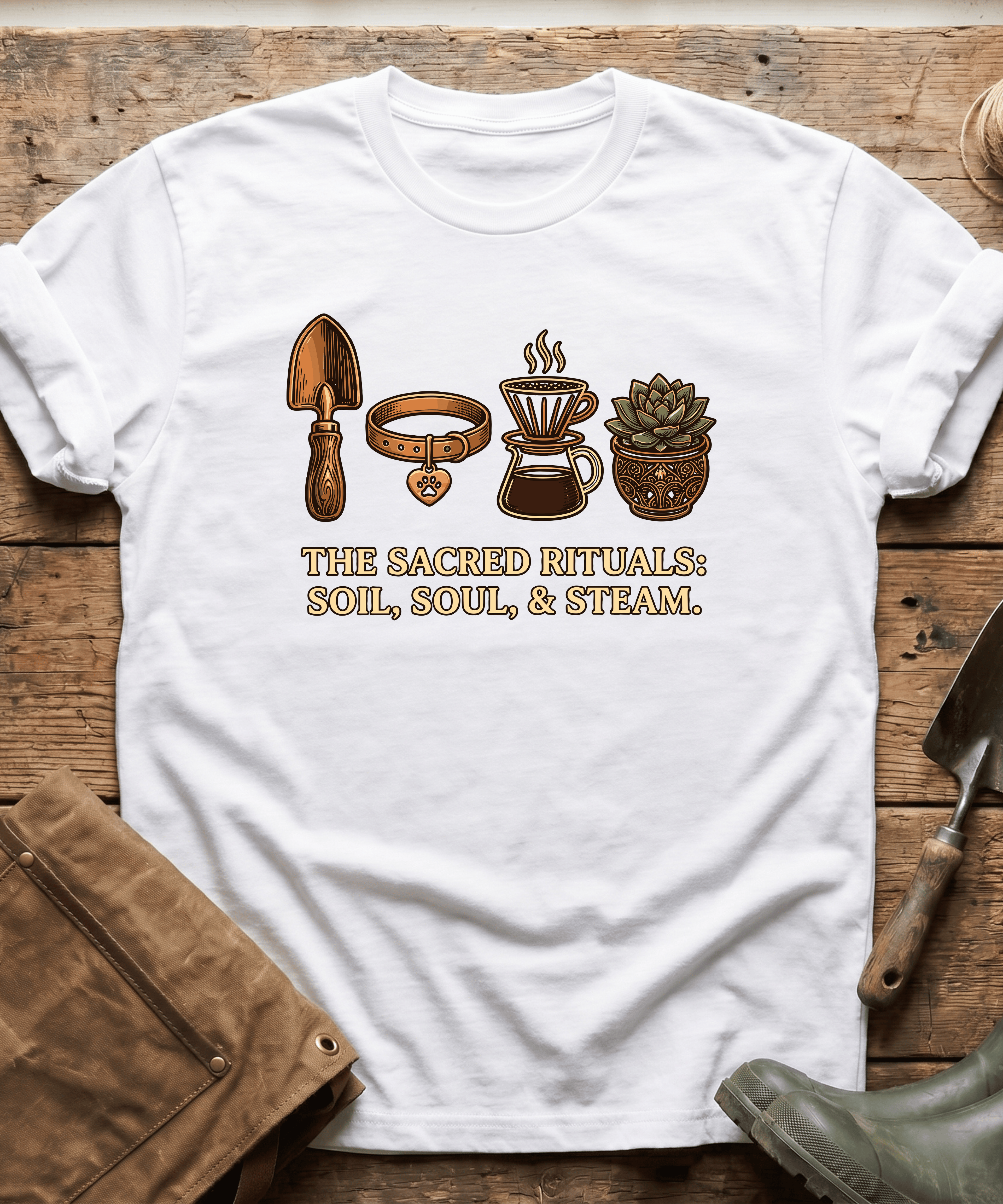 Sacred Rituals Soil Soul Steam T-Shirt