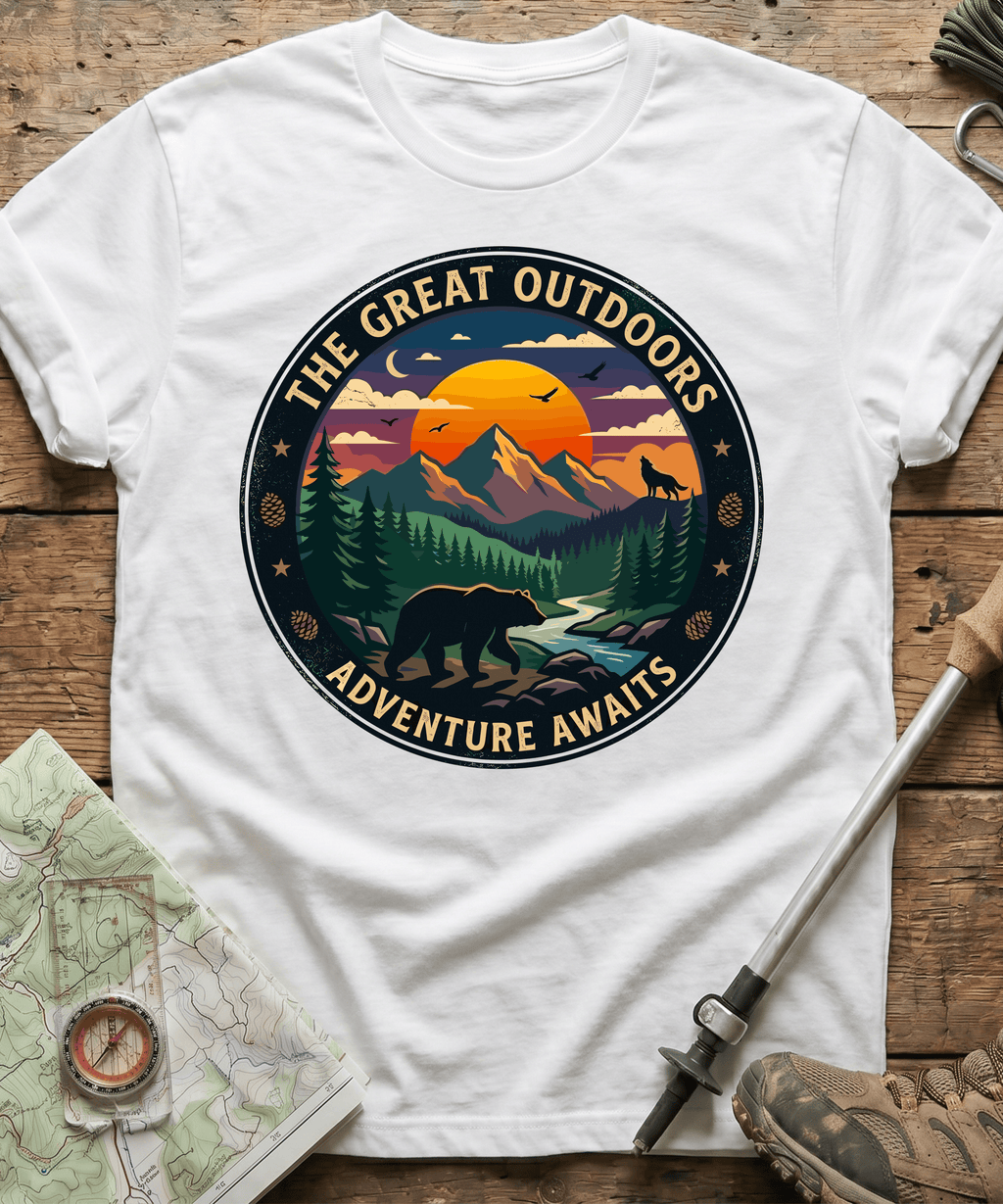 The Great Outdoors Adventure Awaits T-shirt