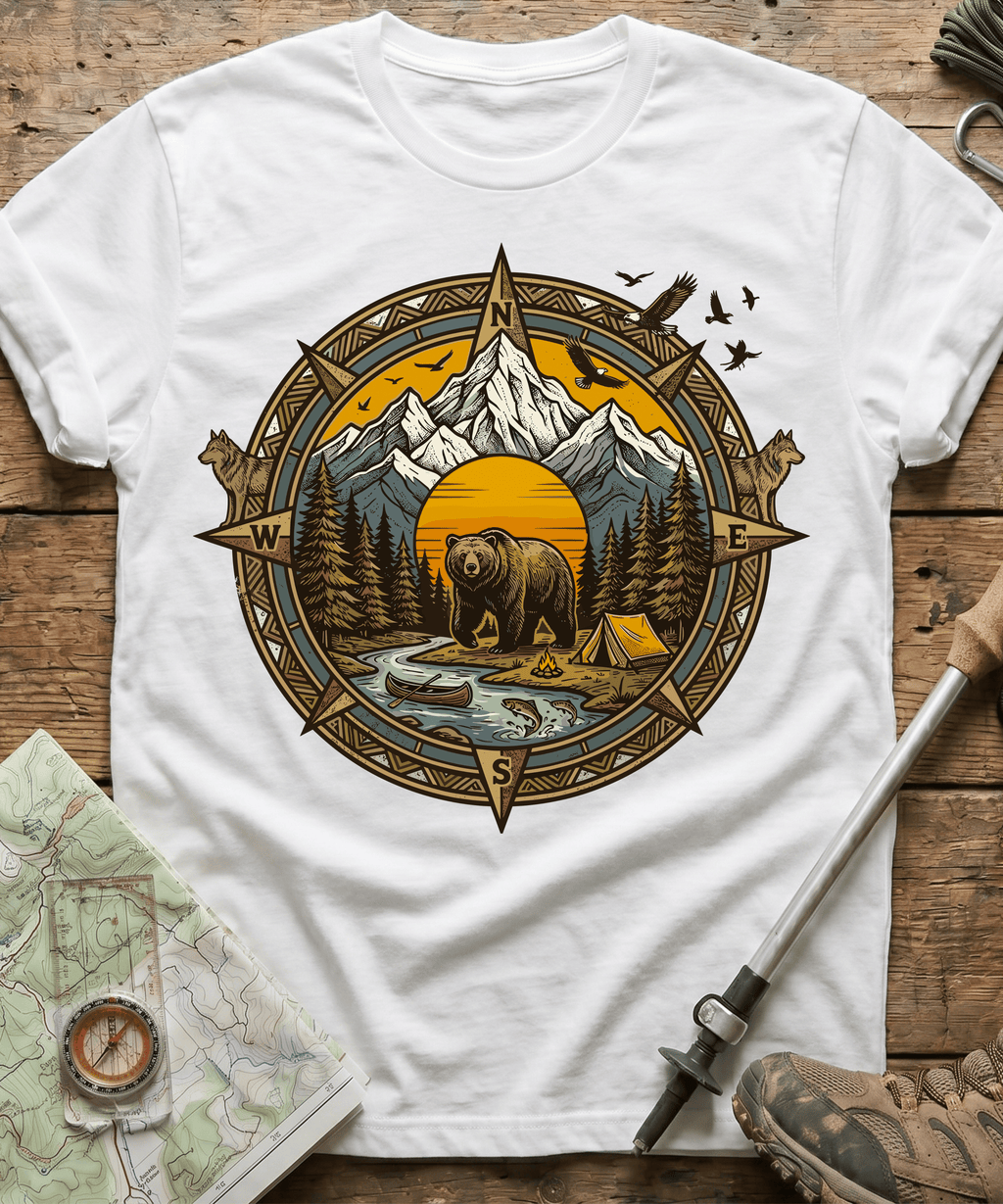 Great Outdoors Adventure Compass T-Shirt