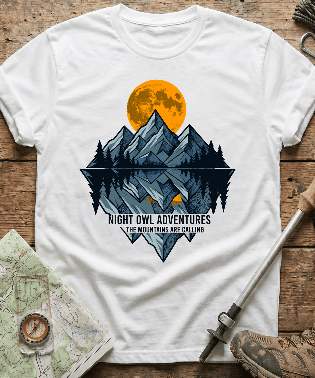 Night Owl Adventure The Mountains Are Calling T-shirt