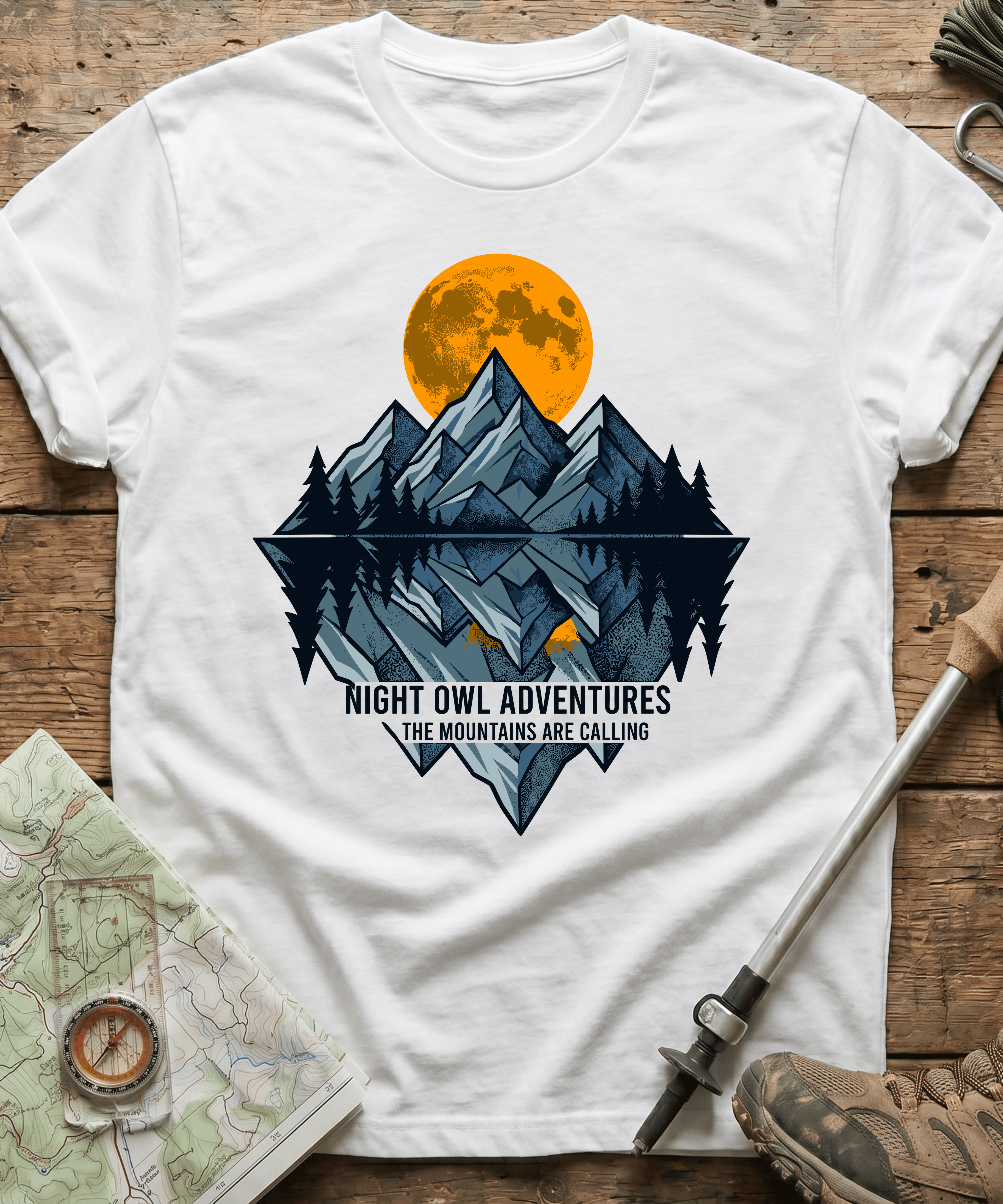 Night Owl Adventure The Mountains Are Calling T-shirt
