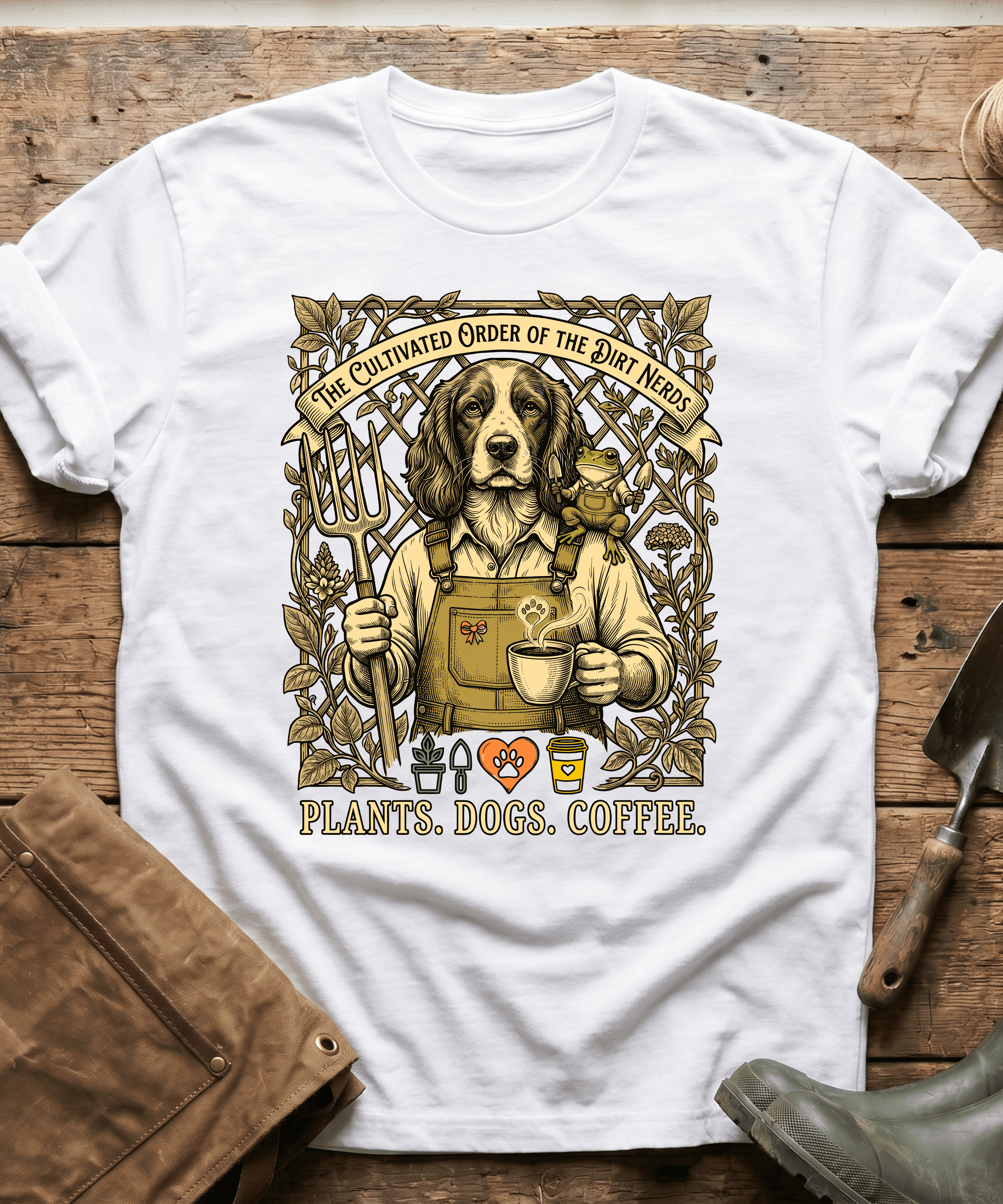 Cultivated Order Of Dirt Nerds Dog T-Shirt