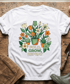 Origami Fold Grow Repeat Flowers T-Shirt