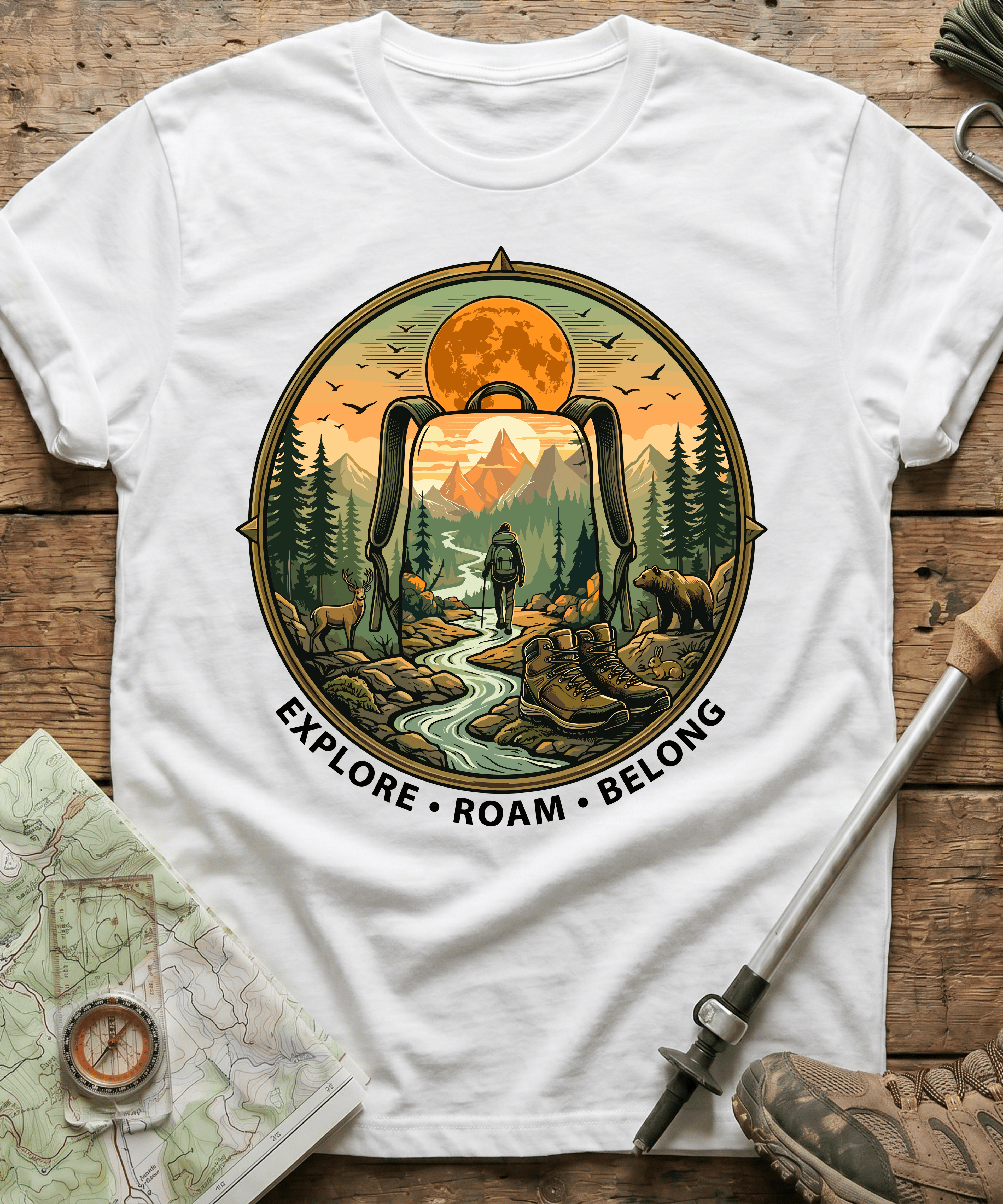Explore Roam Belong T-shirt