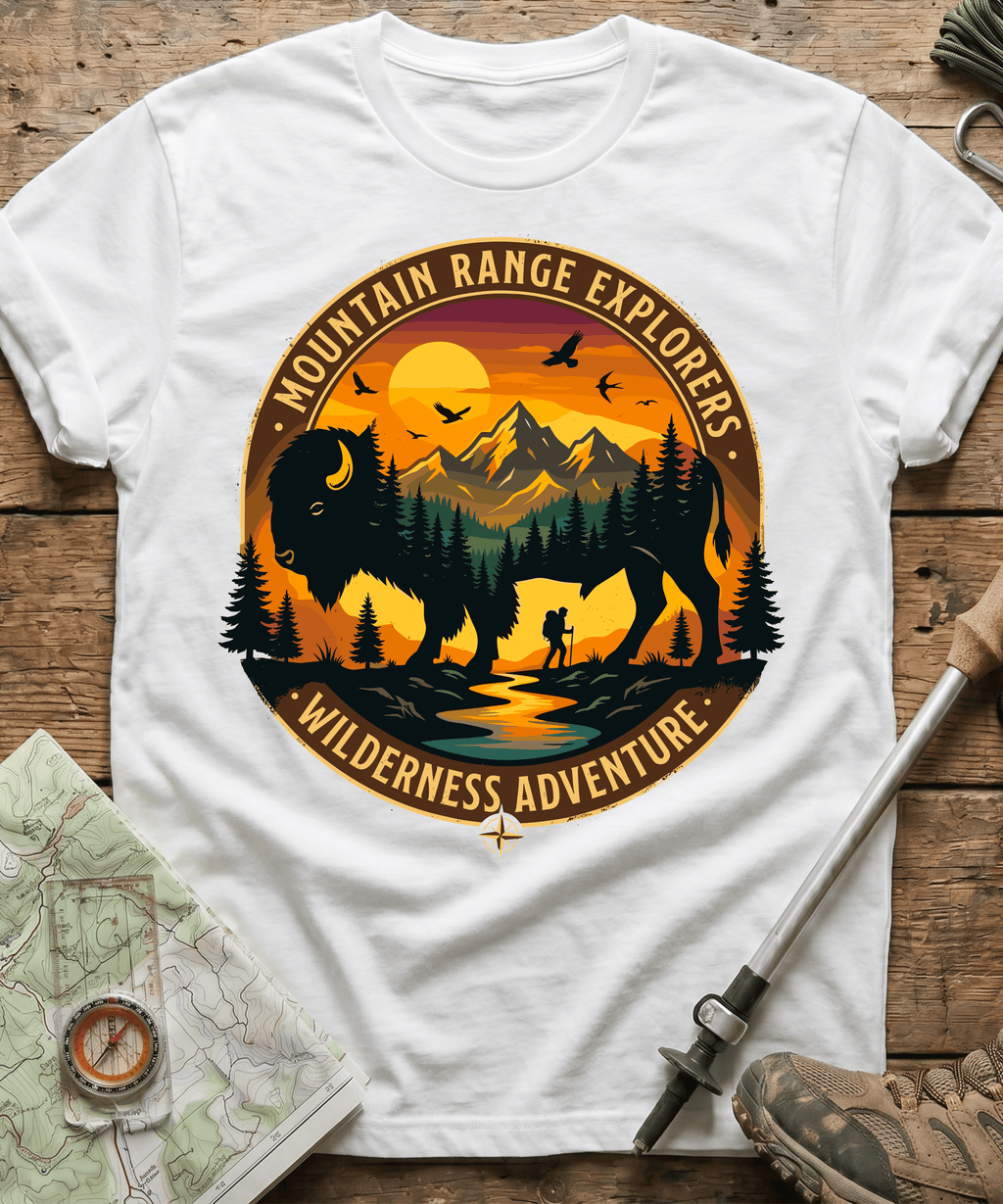 Mountain Range Explorers Wilderness Adventure T-shirt