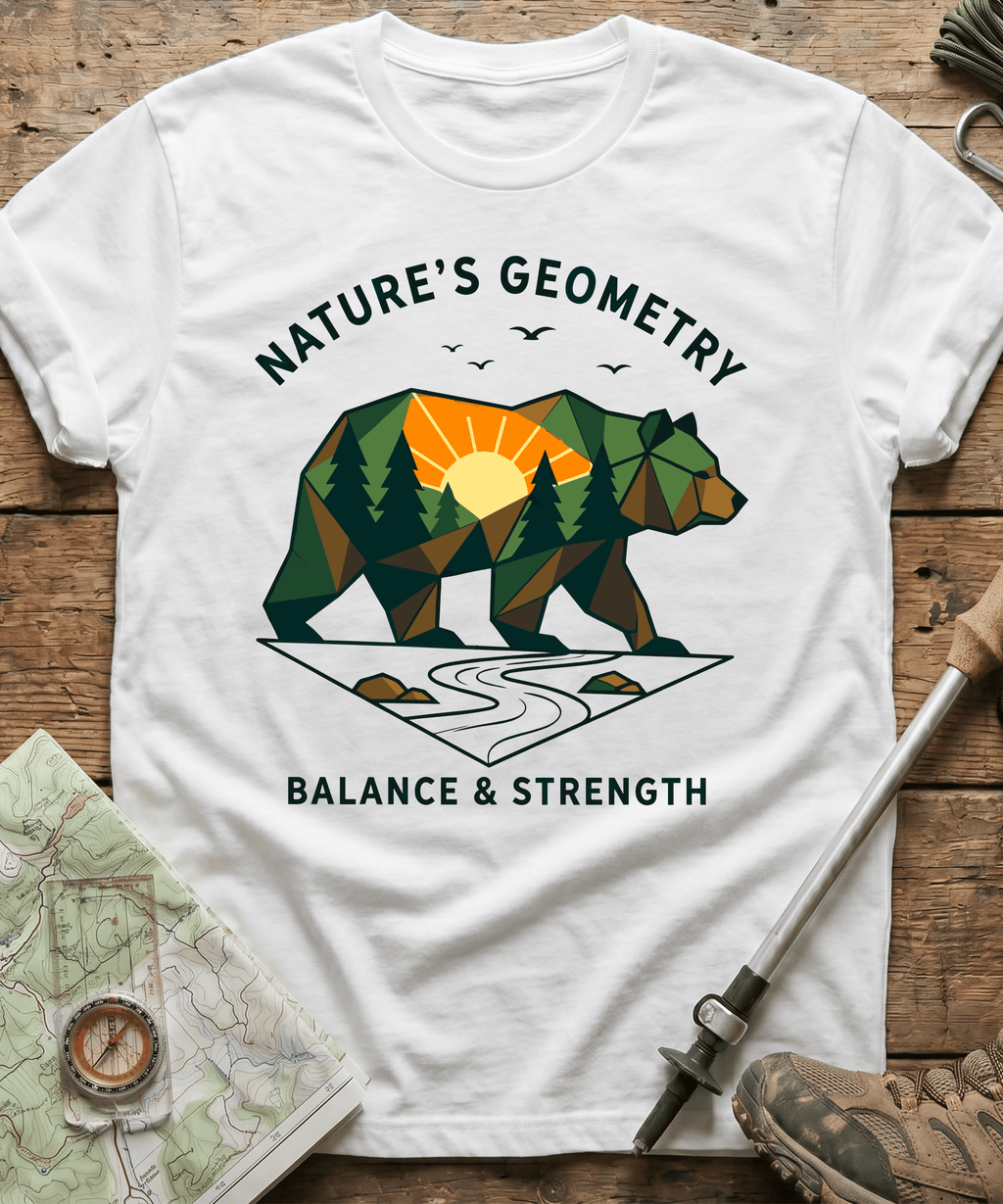 Nature's Geometry Balance And Strength T-shirt